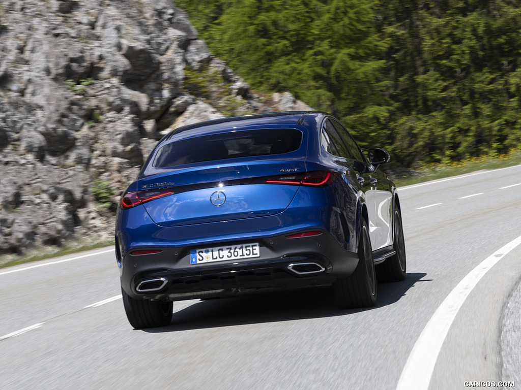 2024 Mercedes-Benz GLC 300 de 4MATIC Coupé AMG line (Color: Sectral blue) - Rear