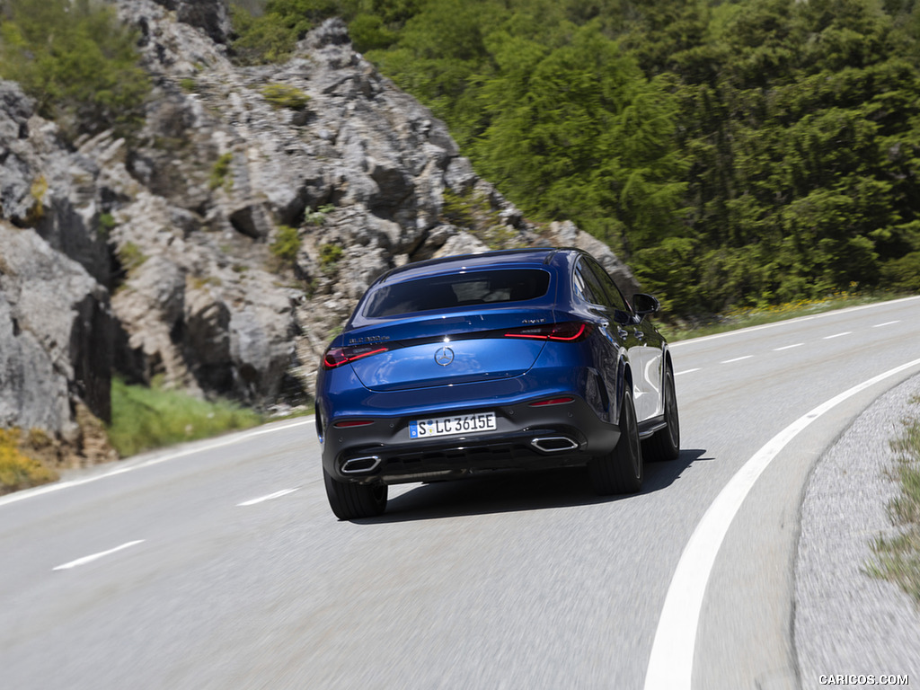 2024 Mercedes-Benz GLC 300 de 4MATIC Coupé AMG line (Color: Sectral blue) - Rear