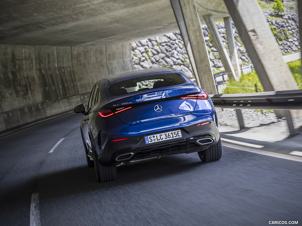 2024 Mercedes-Benz GLC 300 de 4MATIC Coupé AMG line (Color: Sectral blue) - Rear