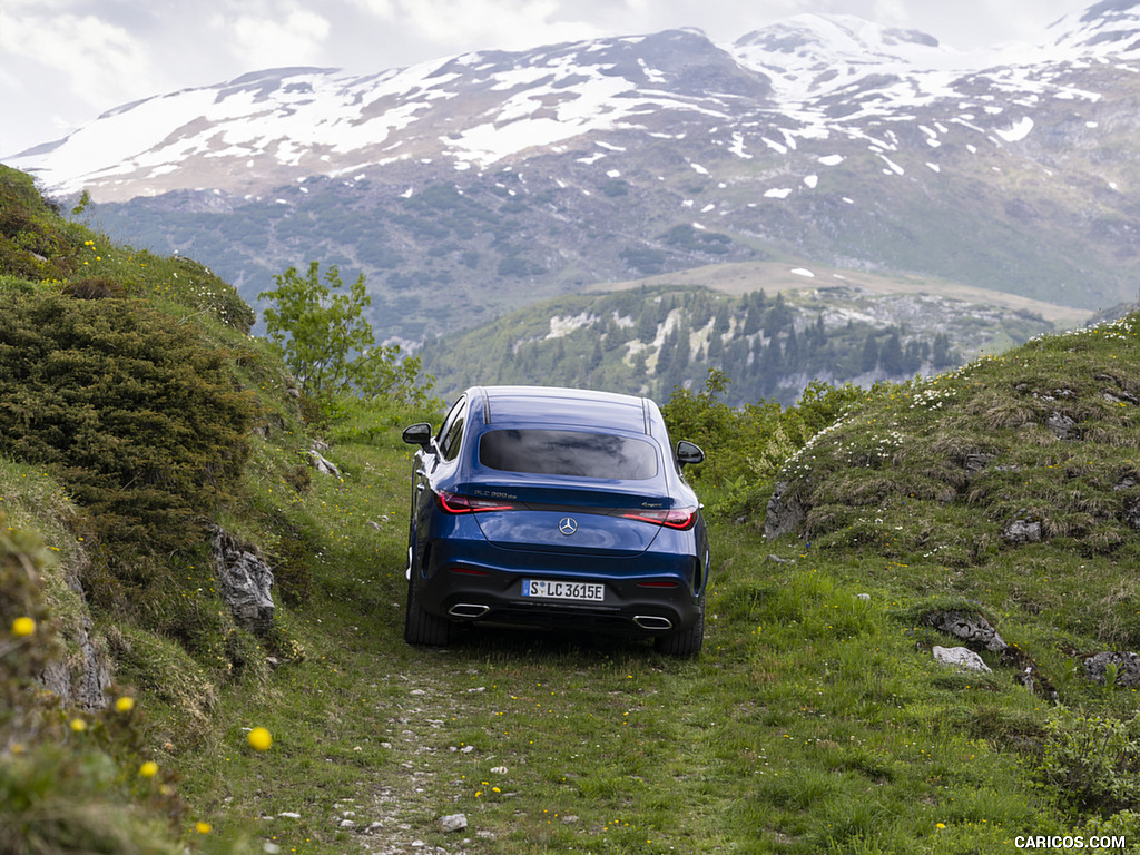 2024 Mercedes-Benz GLC 300 de 4MATIC Coupé AMG line (Color: Sectral blue) - Rear