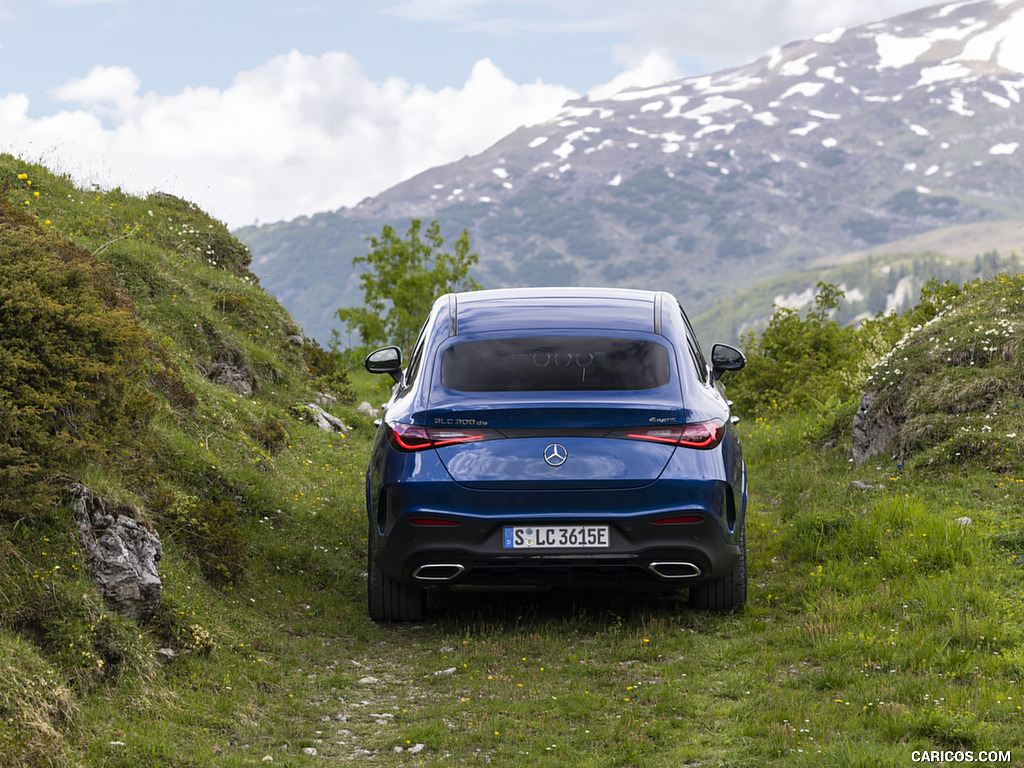 2024 Mercedes-Benz GLC 300 de 4MATIC Coupé AMG line (Color: Sectral blue) - Rear