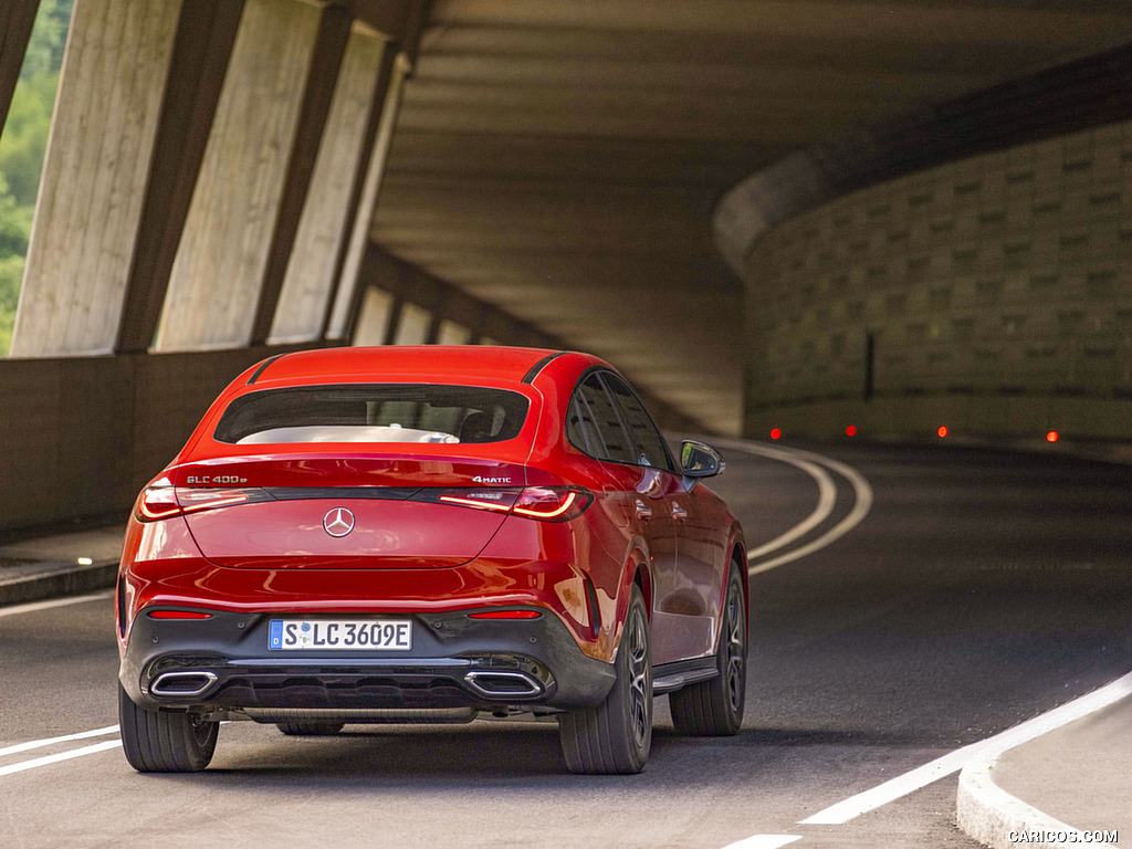 2024 Mercedes-Benz GLC 400 e 4MATIC Coupé AMG line (Color: Patagonia Red) - Rear