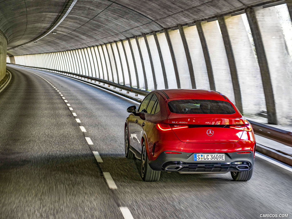 2024 Mercedes-Benz GLC 400 e 4MATIC Coupé AMG line (Color: Patagonia Red) - Rear