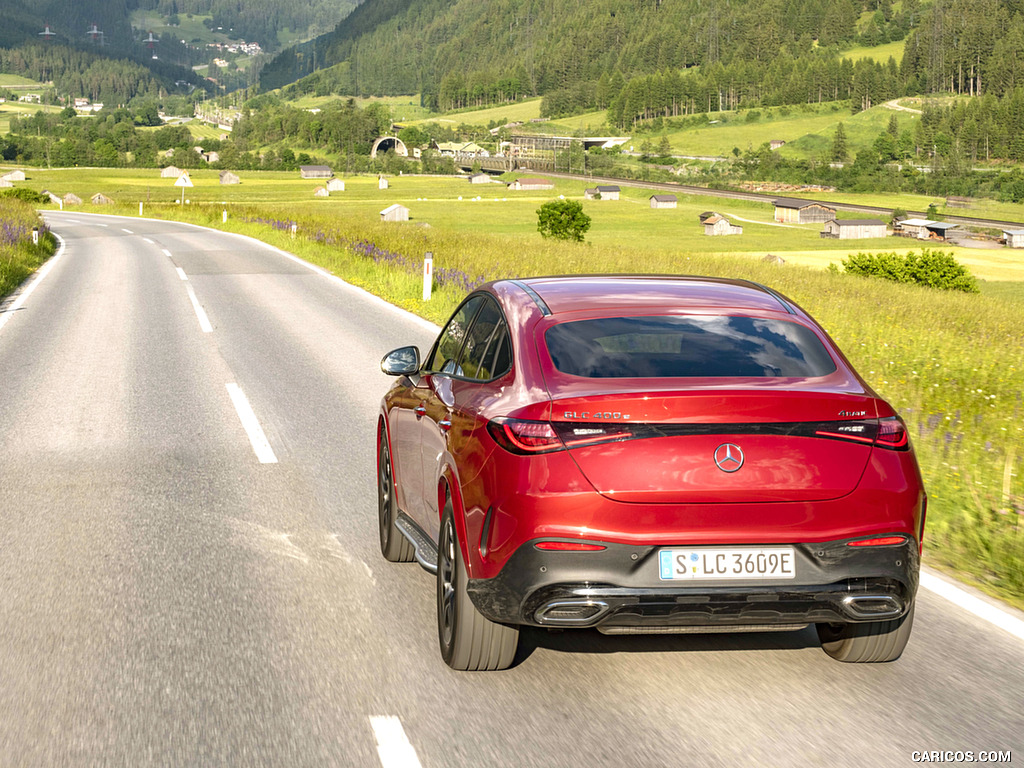 2024 Mercedes-Benz GLC 400 e 4MATIC Coupé AMG line (Color: Patagonia Red) - Rear