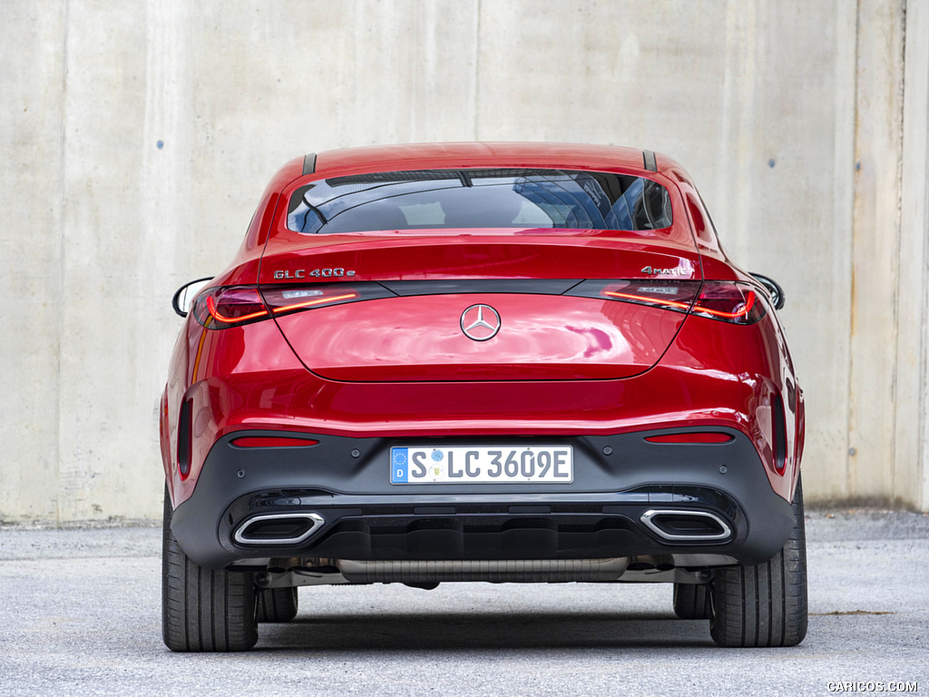 2024 Mercedes-Benz GLC 400 e 4MATIC Coupé AMG line (Color: Patagonia Red) - Rear