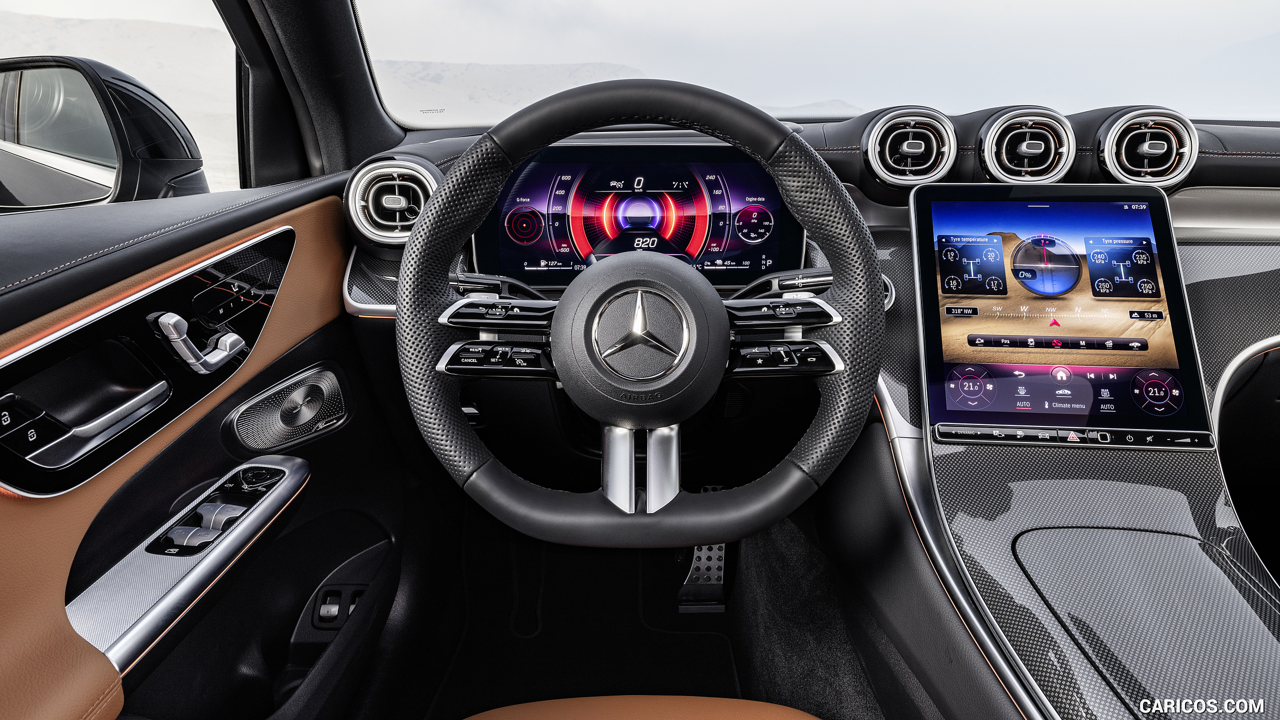 2024 Mercedes-Benz GLC Coupe - Interior, Steering Wheel, #28 of 182