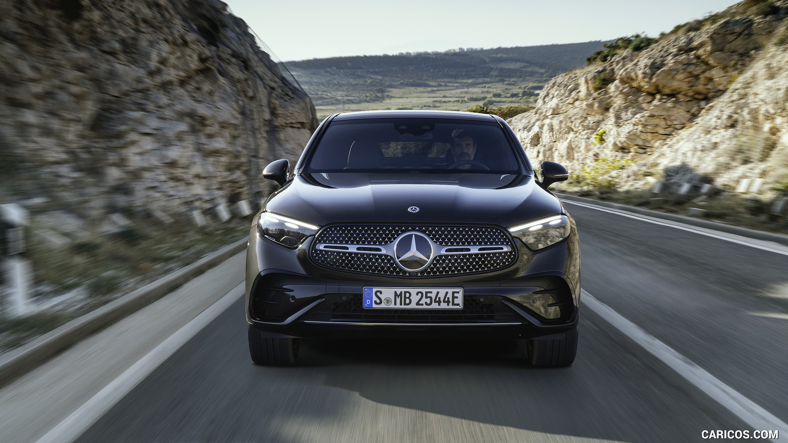 2024 Mercedes-Benz GLC Coupe AMG Line (Color: Graphite Grey) - Front, #7 of 182