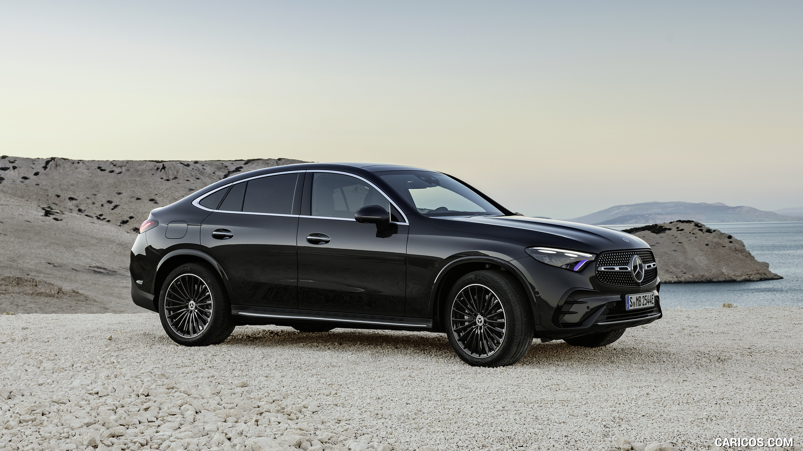 2024 Mercedes-Benz GLC Coupe AMG Line (Color: Graphite Grey) - Front Three-Quarter, #15 of 182