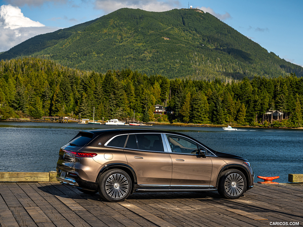 2024 Mercedes-Maybach EQS 680 SUV (Color: Velvet Brown/Onyx Black) - Side