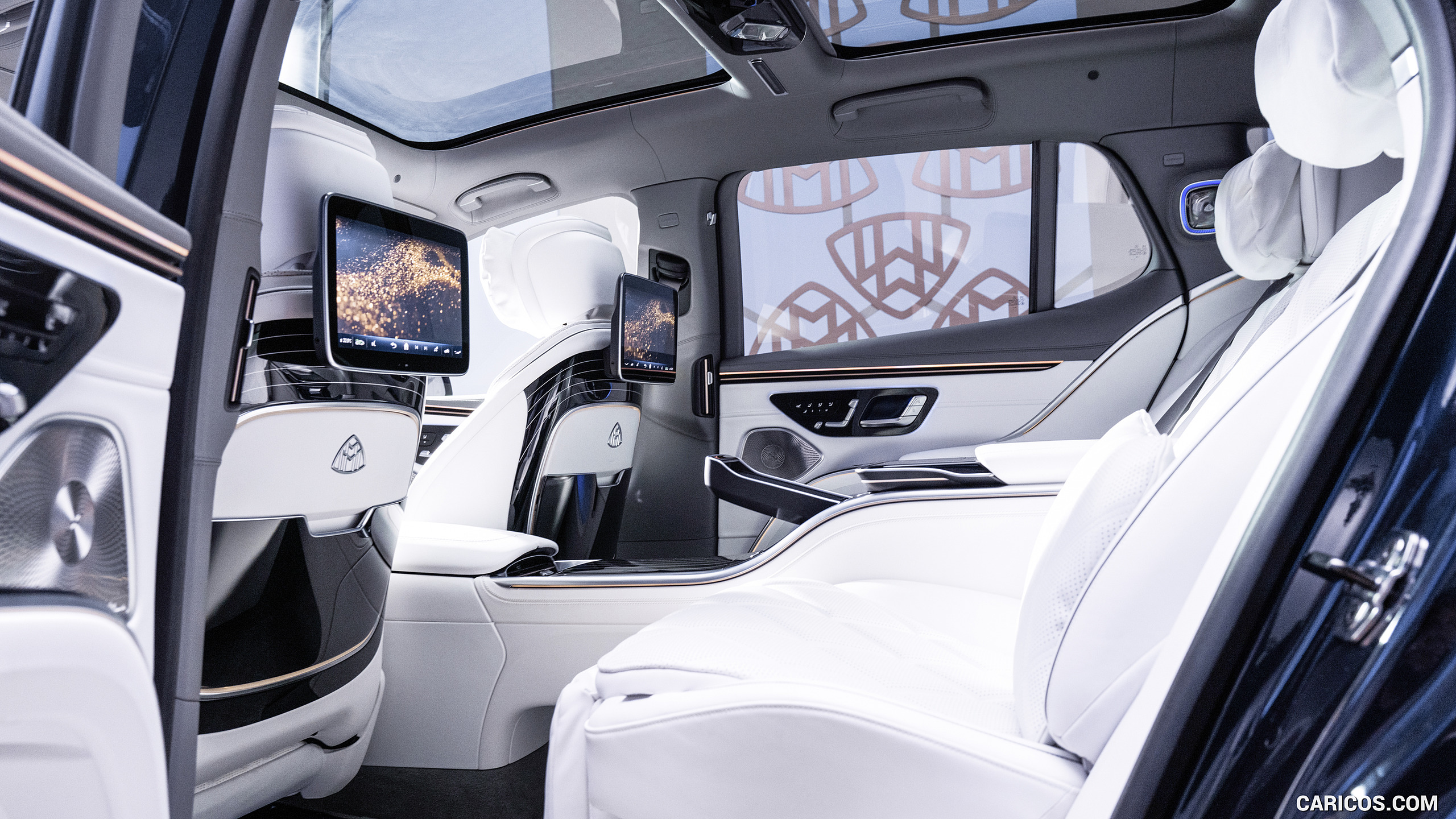 2024 Mercedes-Maybach EQS 680 SUV - Interior, Rear Seats, #36 of 140