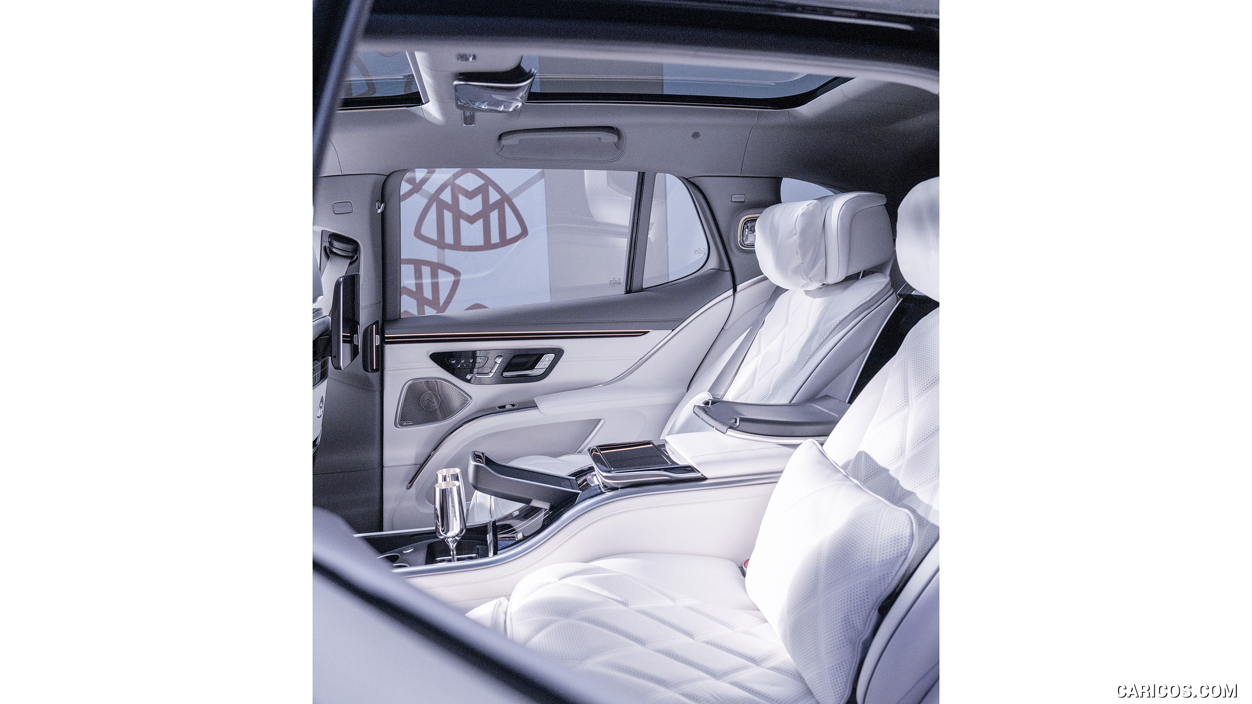 2024 Mercedes-Maybach EQS 680 SUV - Interior, Rear Seats, #37 of 140