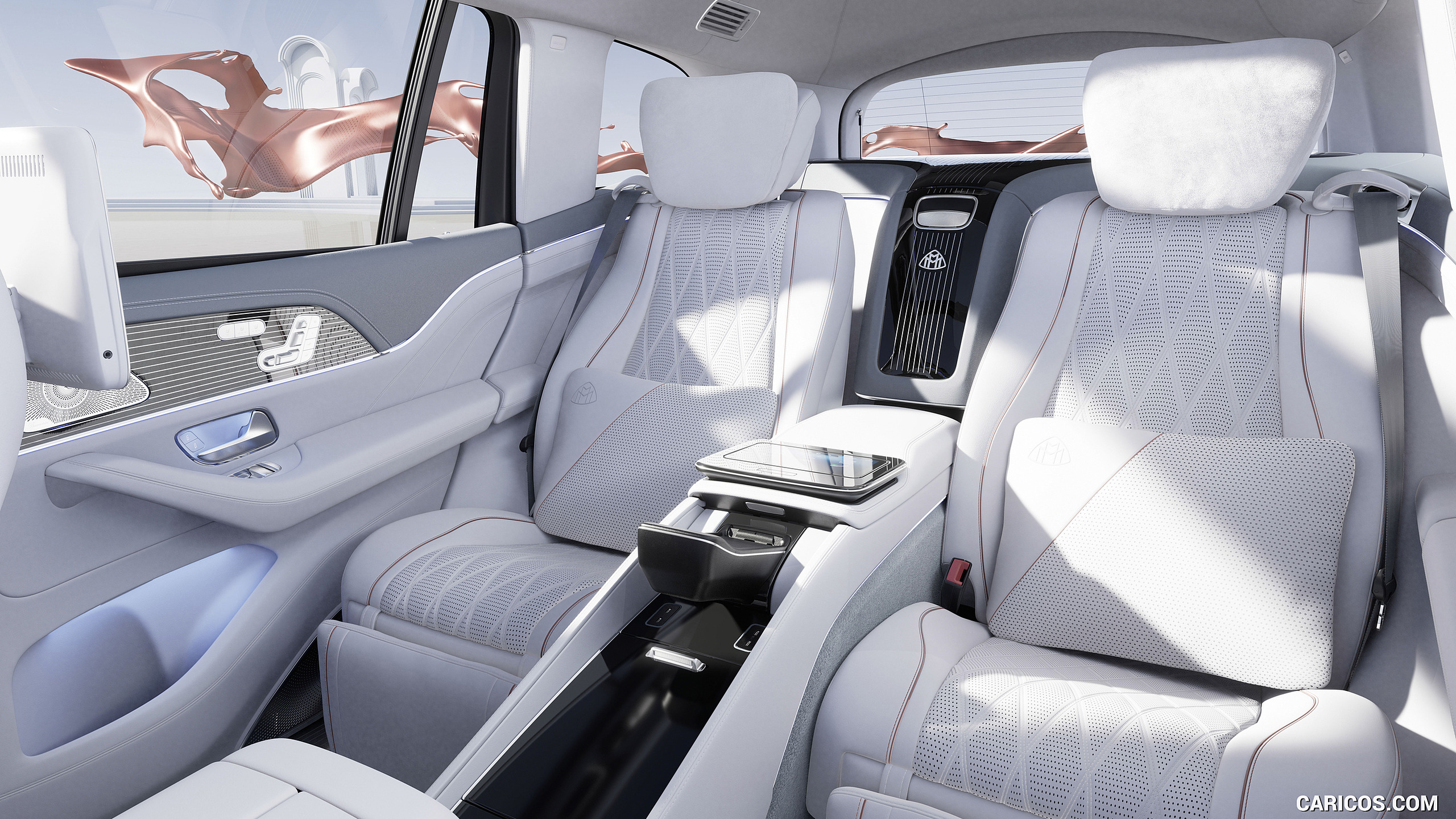 2024 Mercedes-Maybach GLS 600 4MATIC - Interior, Rear Seats, #13 of 15