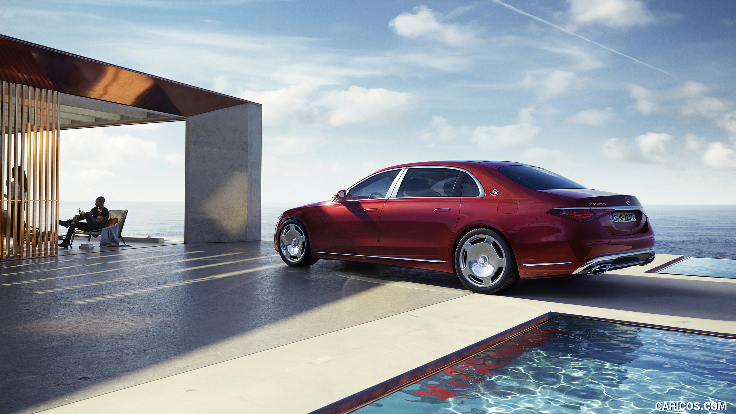 2024 Mercedes-Maybach S 580 e Plug-In Hybrid - Rear Three-Quarter, #2 of 2