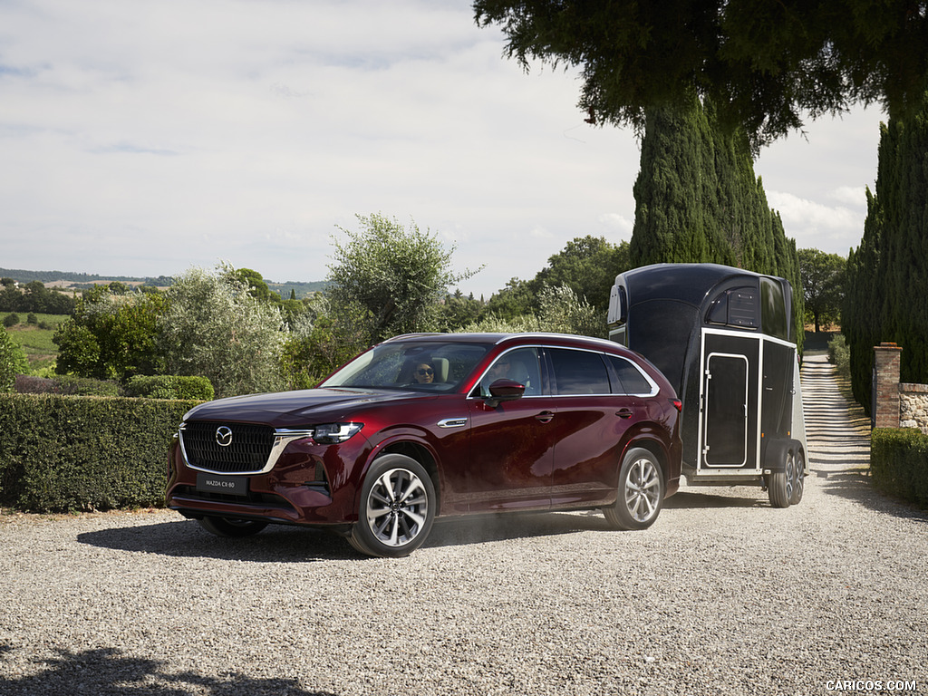 2025 Mazda CX-80 PHEV - Front Three-Quarter