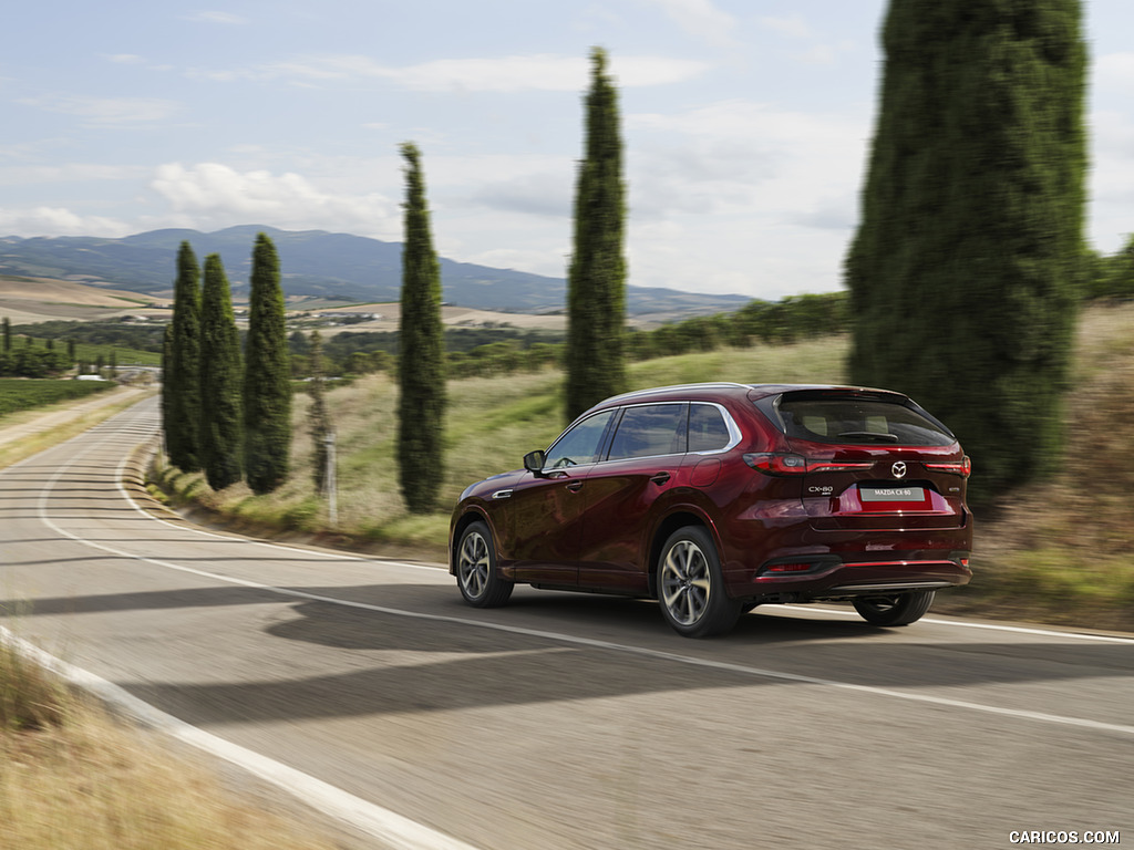 2025 Mazda CX-80 PHEV - Rear Three-Quarter