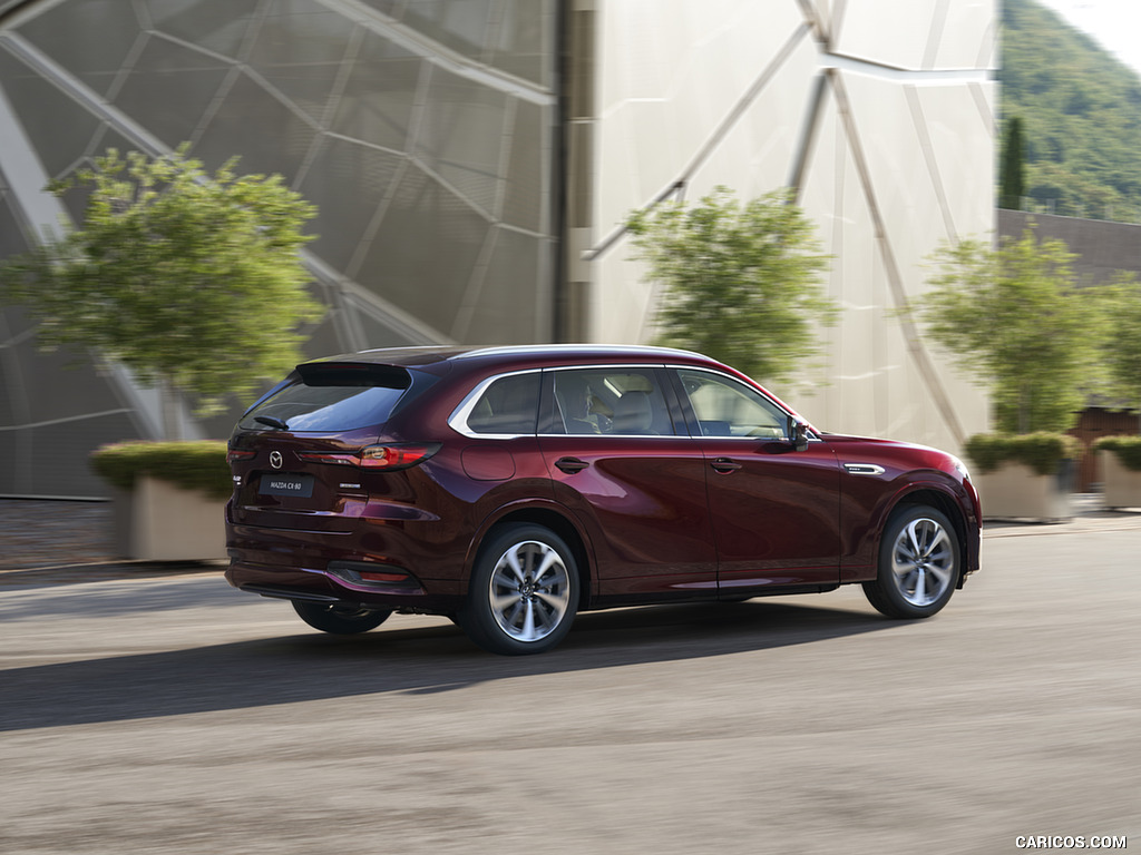 2025 Mazda CX-80 PHEV - Rear Three-Quarter