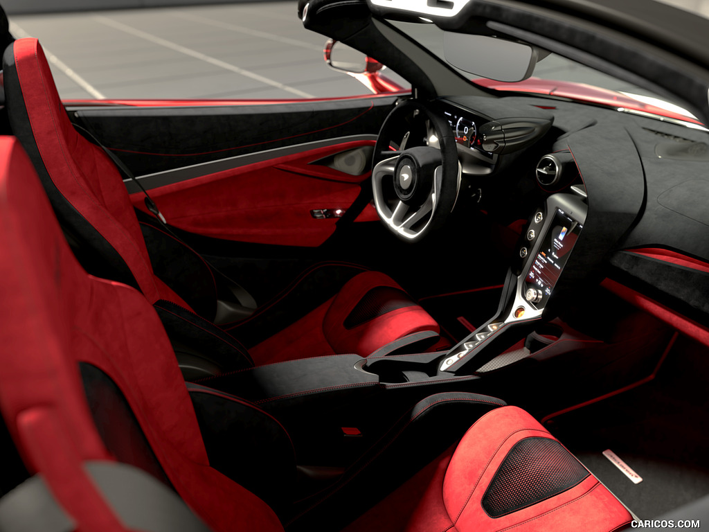 2025 McLaren 750S Volcano Red MSO Contrast Pack - Interior