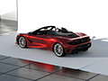 2025 McLaren 750S Volcano Red MSO Contrast Pack - Rear Three-Quarter