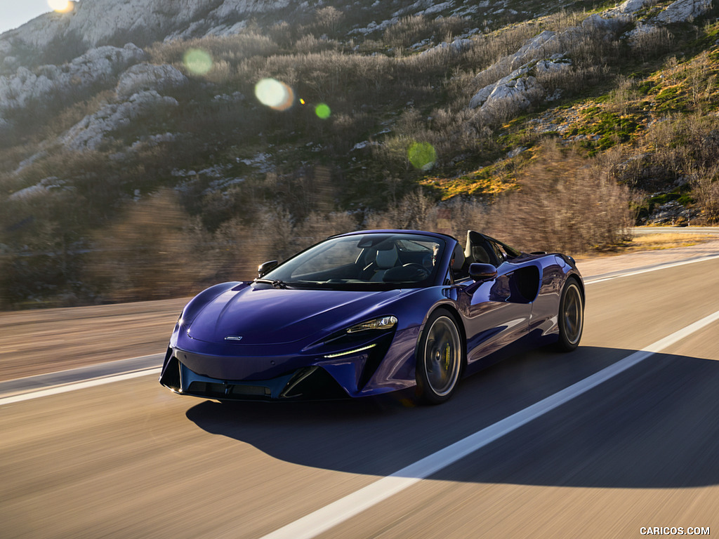 2025 McLaren Artura Spider - Front Three-Quarter