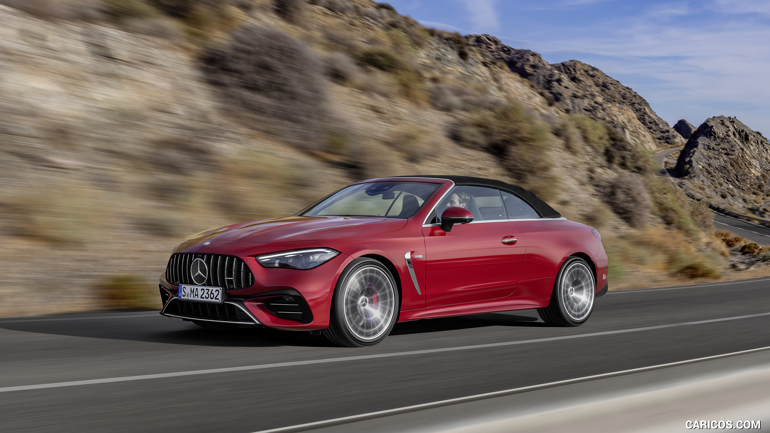 2025 Mercedes-AMG CLE 53 Cabriolet - Front Three-Quarter | Caricos