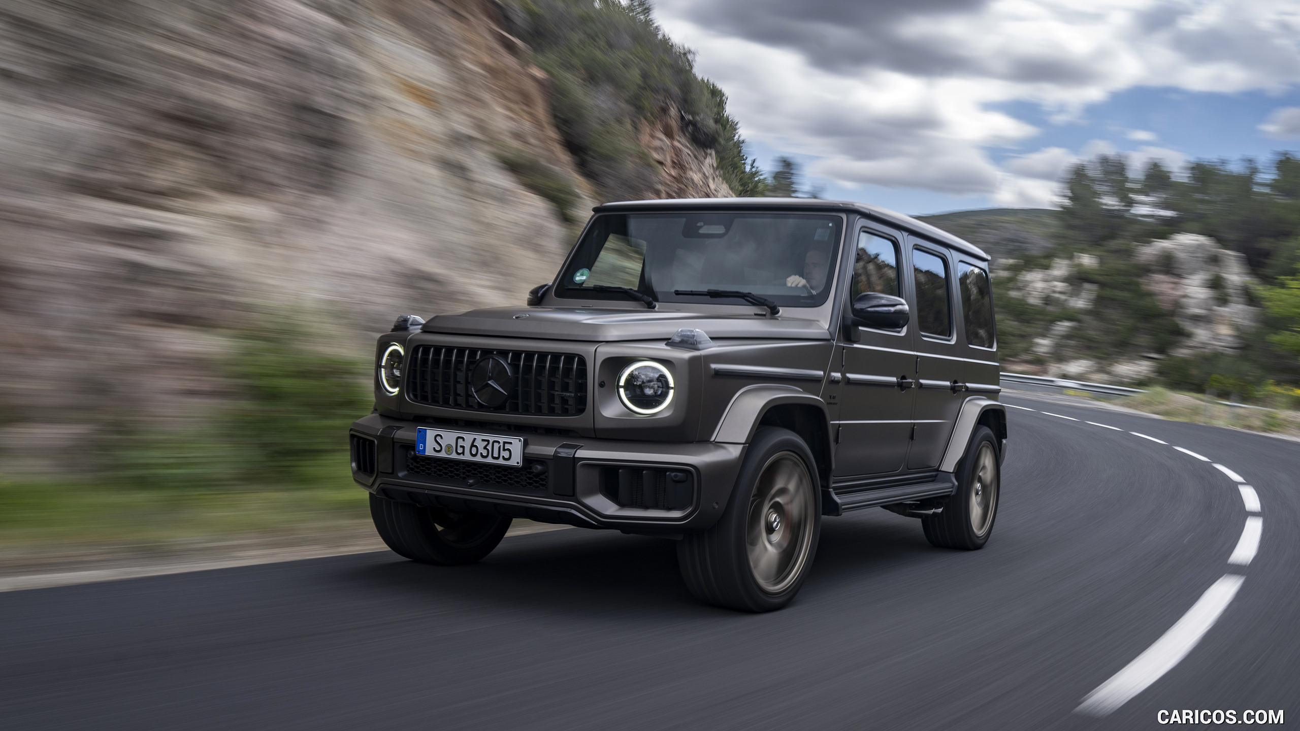 2025 Mercedes-AMG G 63 (Color: MANUFAKTUR Monza Grey Magno) - Front ...