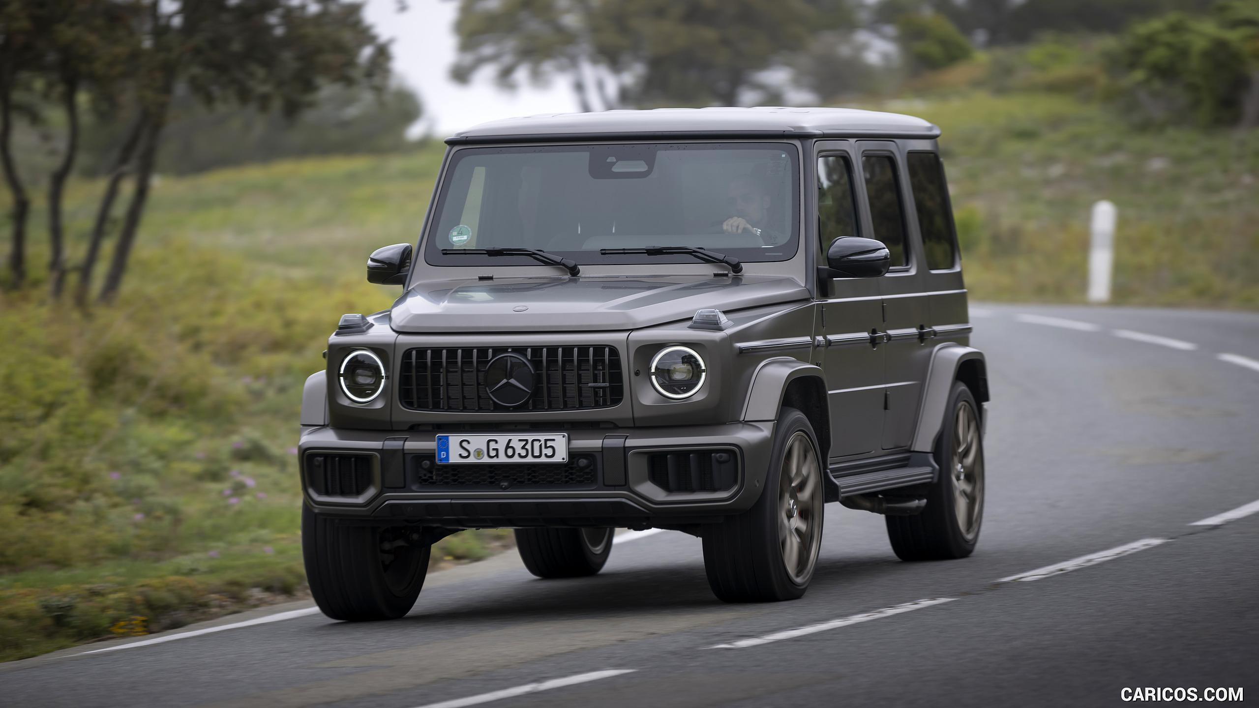 2025 Mercedes-AMG G 63 (Color: MANUFAKTUR Monza Grey Magno) - Front ...