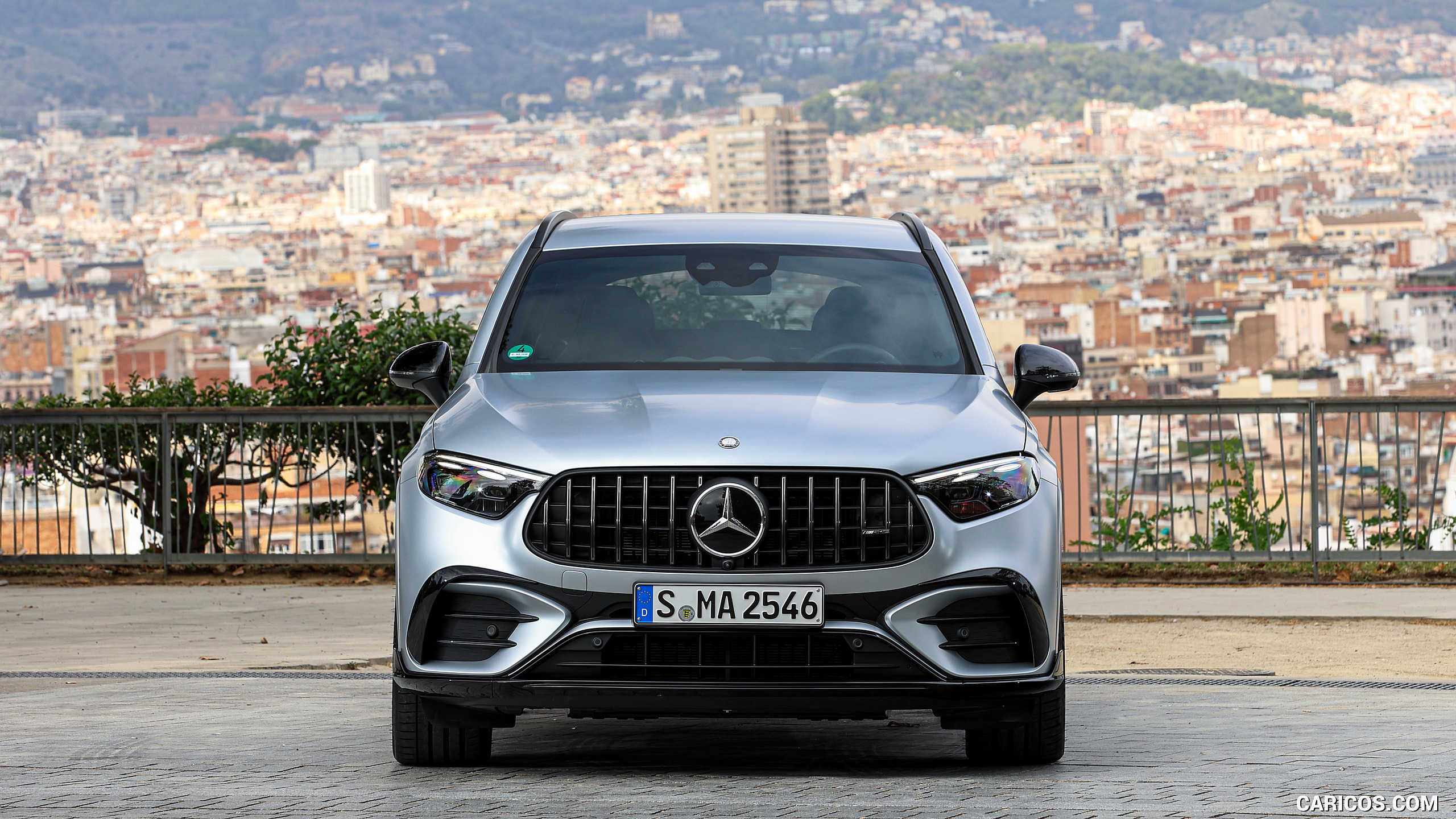 2025 Mercedes-AMG GLC 63 S E PERFORMANCE (Color: High-tech Silver Magno) - Front, #162 of 210