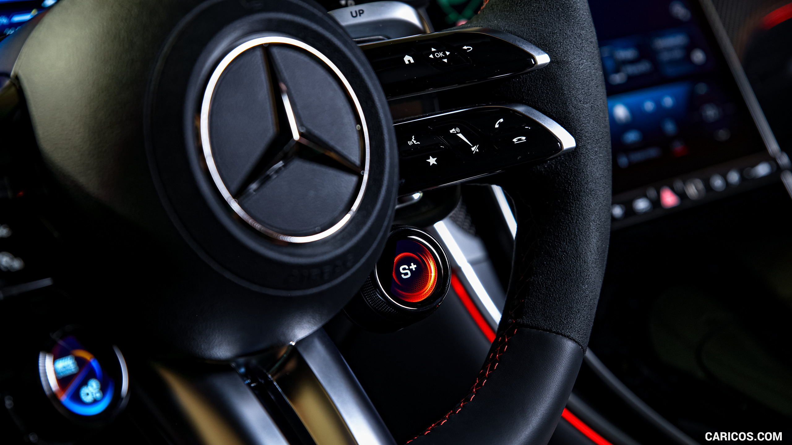 2025 Mercedes-AMG GLC 63 S E PERFORMANCE (Color: High-tech Silver Magno) - Interior, Steering Wheel, #203 of 210