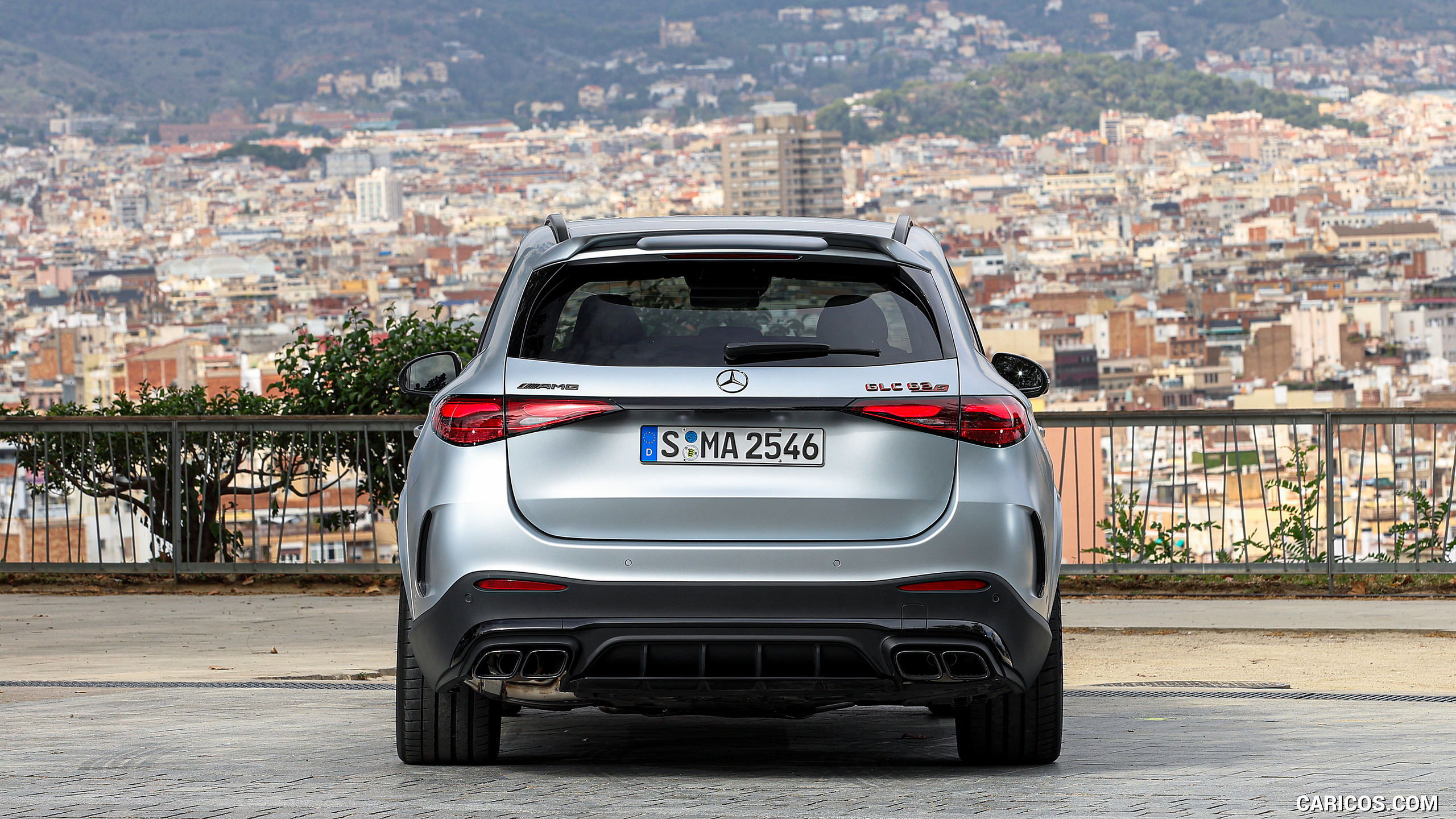 2025 Mercedes-AMG GLC 63 S E PERFORMANCE (Color: High-tech Silver Magno) - Rear, #161 of 210