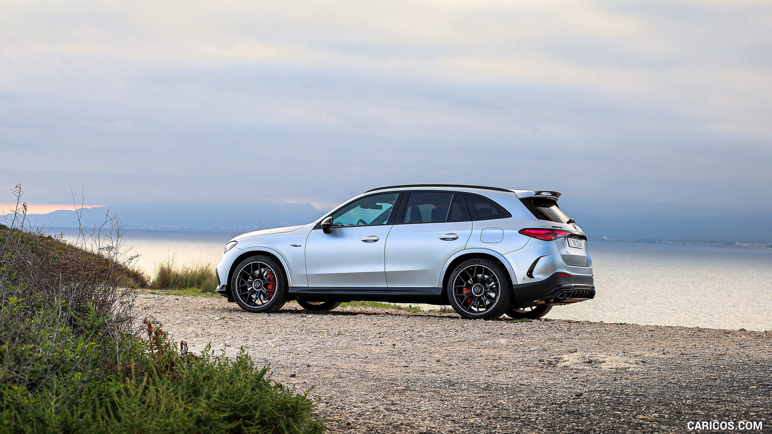 2025 Mercedes-AMG GLC 63 S E PERFORMANCE (Color: High-tech Silver Magno) - Side, #181 of 210