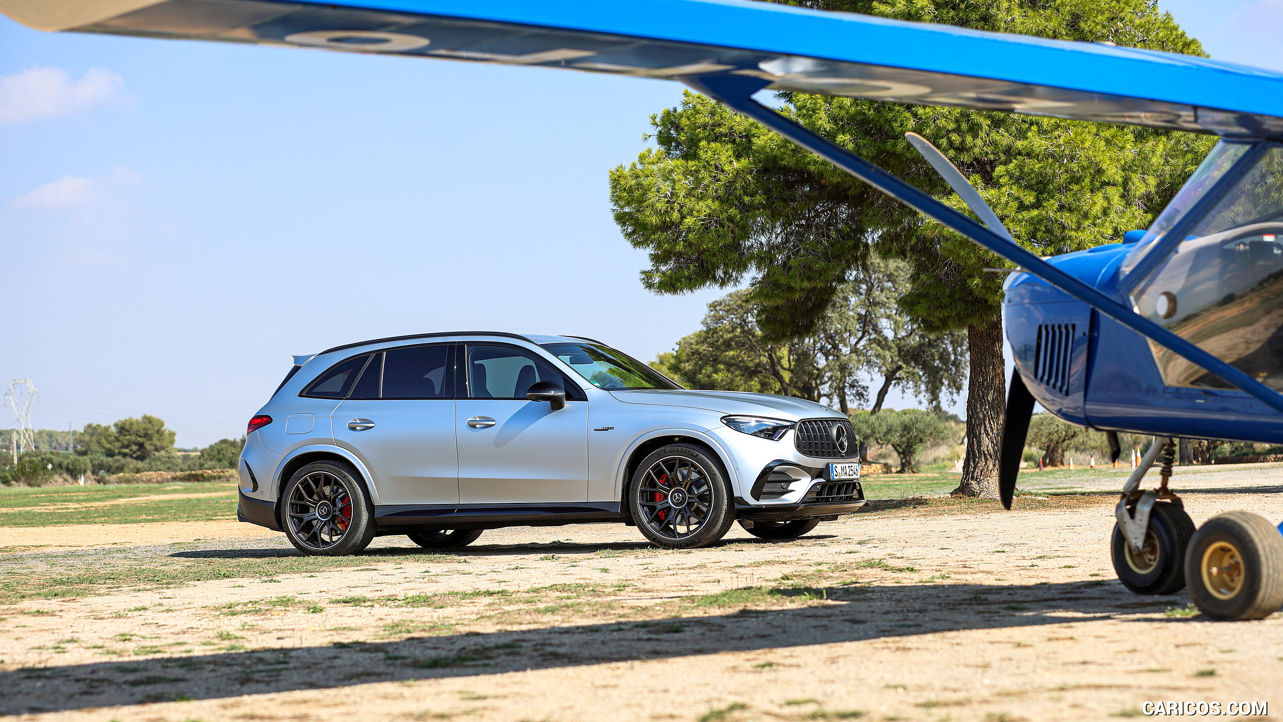 2025 Mercedes-AMG GLC 63 S E PERFORMANCE (Color: High-tech Silver Magno) - Side, #184 of 210