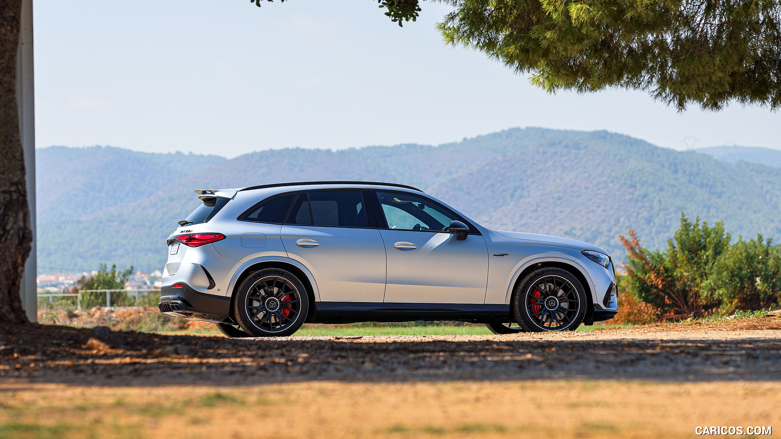 2025 Mercedes-AMG GLC 63 S E PERFORMANCE (Color: High-tech Silver Magno) - Side, #191 of 210