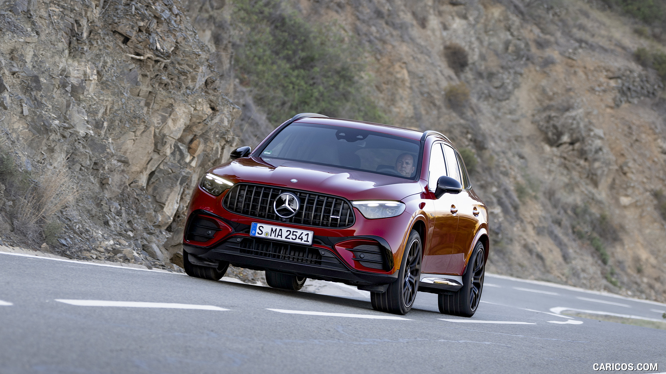 2025 Mercedes-AMG GLC 63 S E PERFORMANCE (Color: Patagonia Red Metallic) - Front, #82 of 210