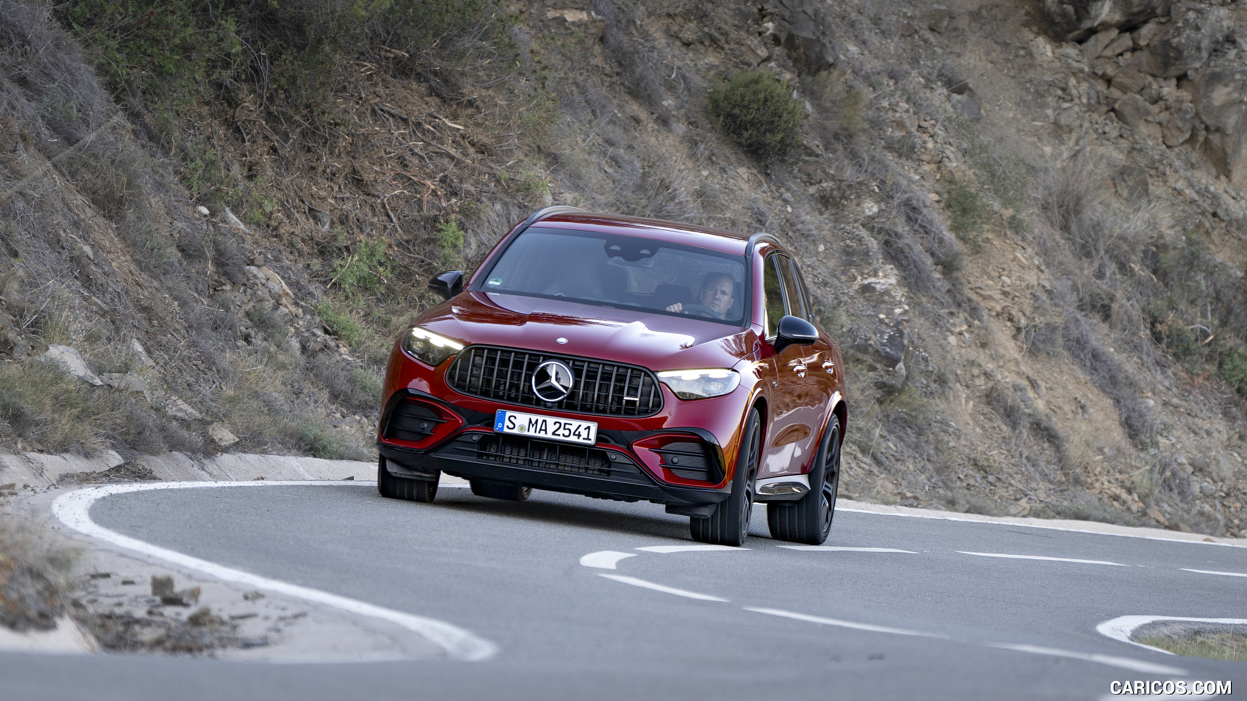 2025 Mercedes-AMG GLC 63 S E PERFORMANCE (Color: Patagonia Red Metallic) - Front, #83 of 210