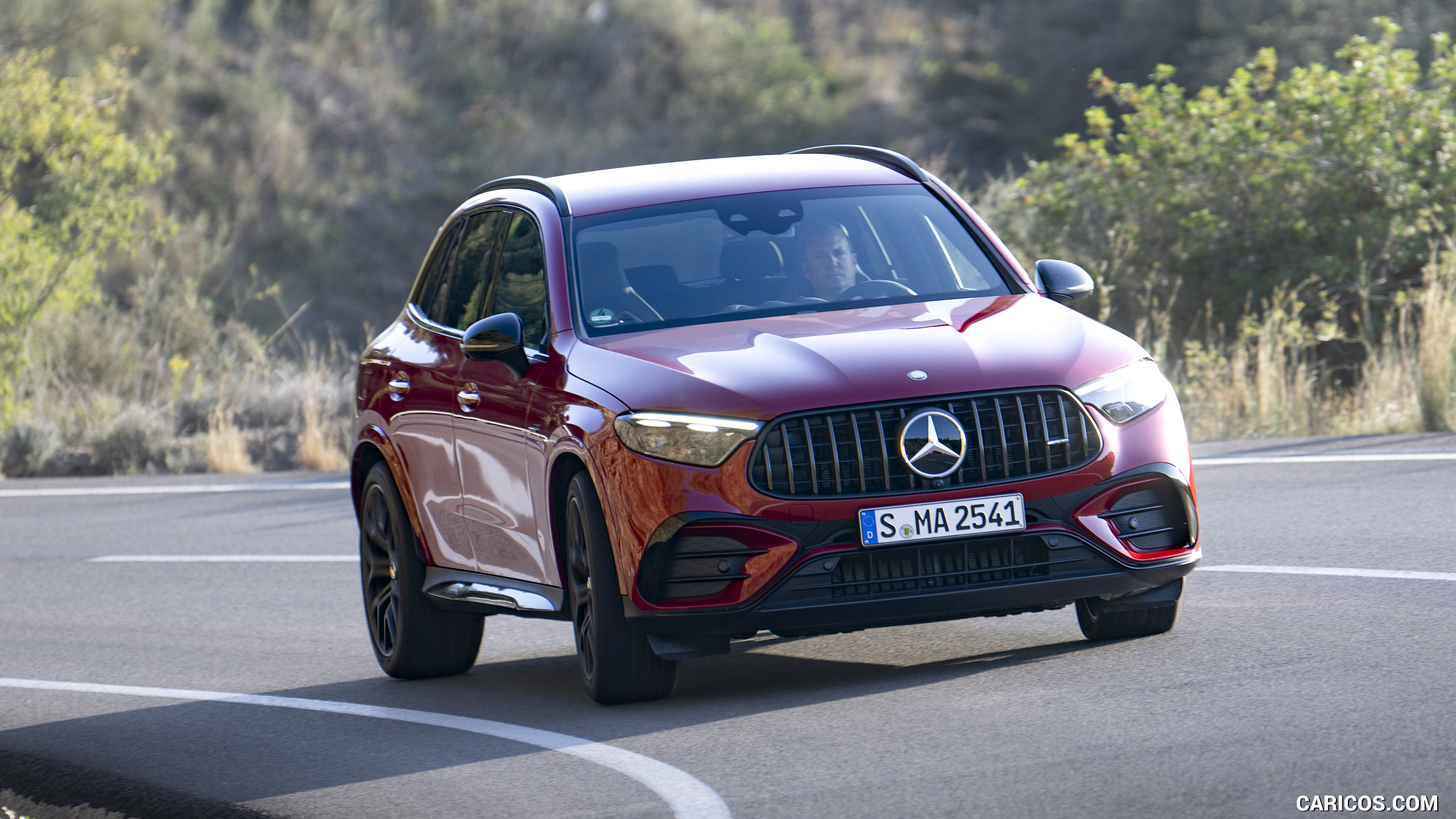 2025 Mercedes-AMG GLC 63 S E PERFORMANCE (Color: Patagonia Red Metallic) - Front, #86 of 210