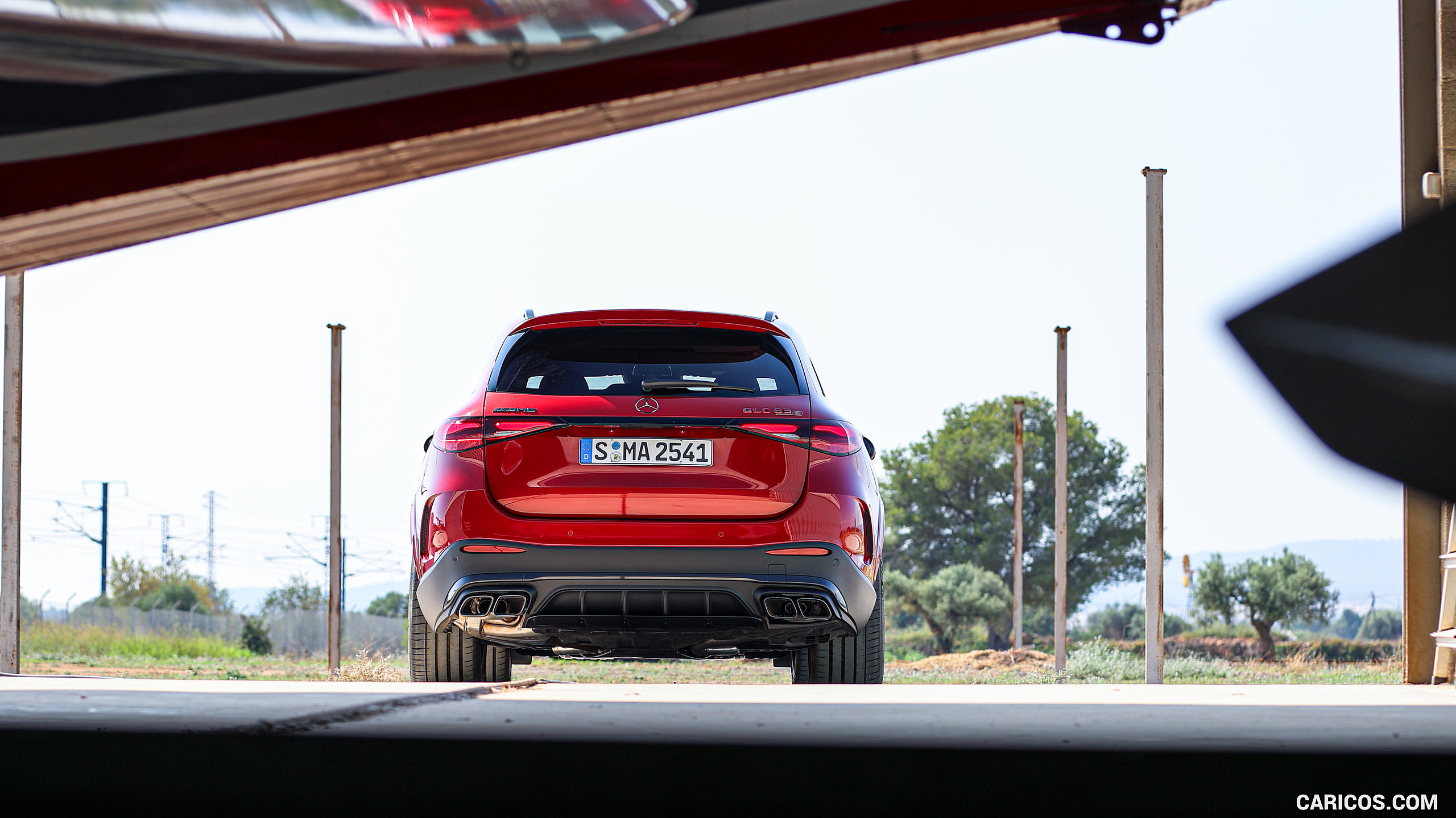 2025 Mercedes-AMG GLC 63 S E PERFORMANCE (Color: Patagonia Red Metallic) - Rear, #120 of 210