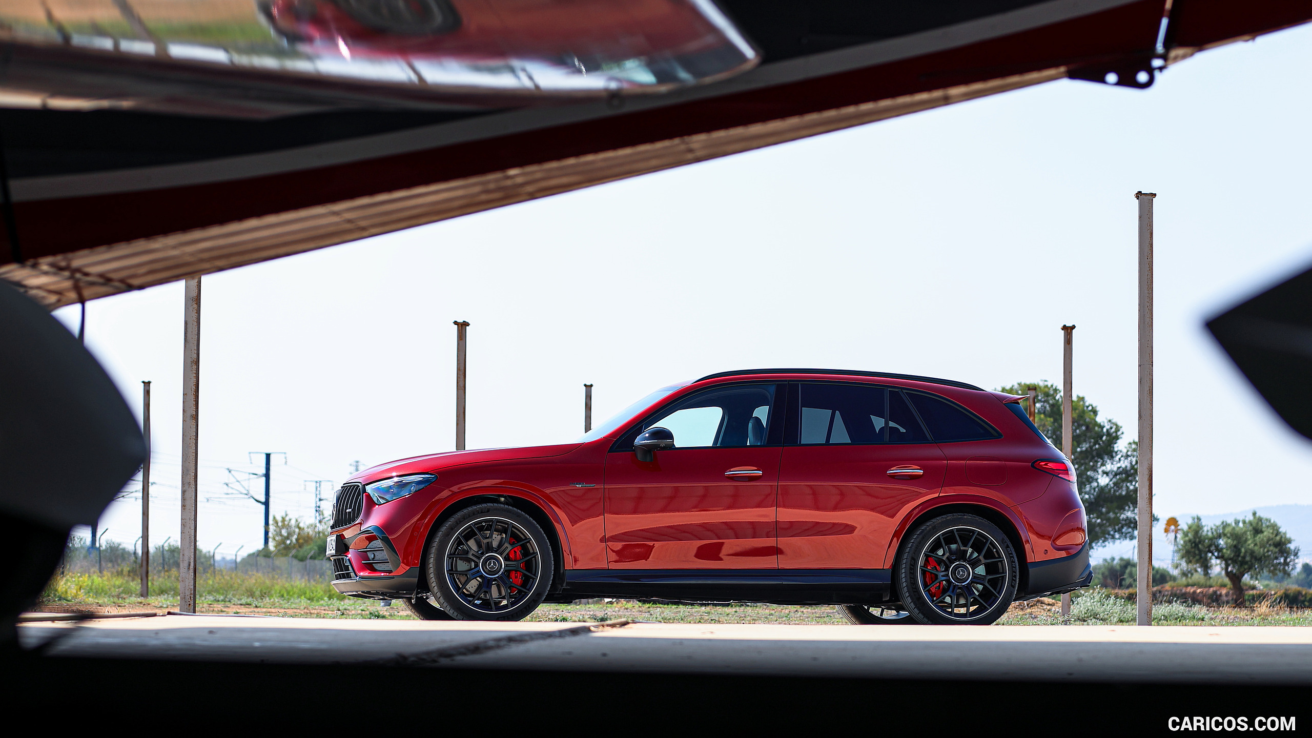 2025 Mercedes-AMG GLC 63 S E PERFORMANCE (Color: Patagonia Red Metallic) - Side, #118 of 210