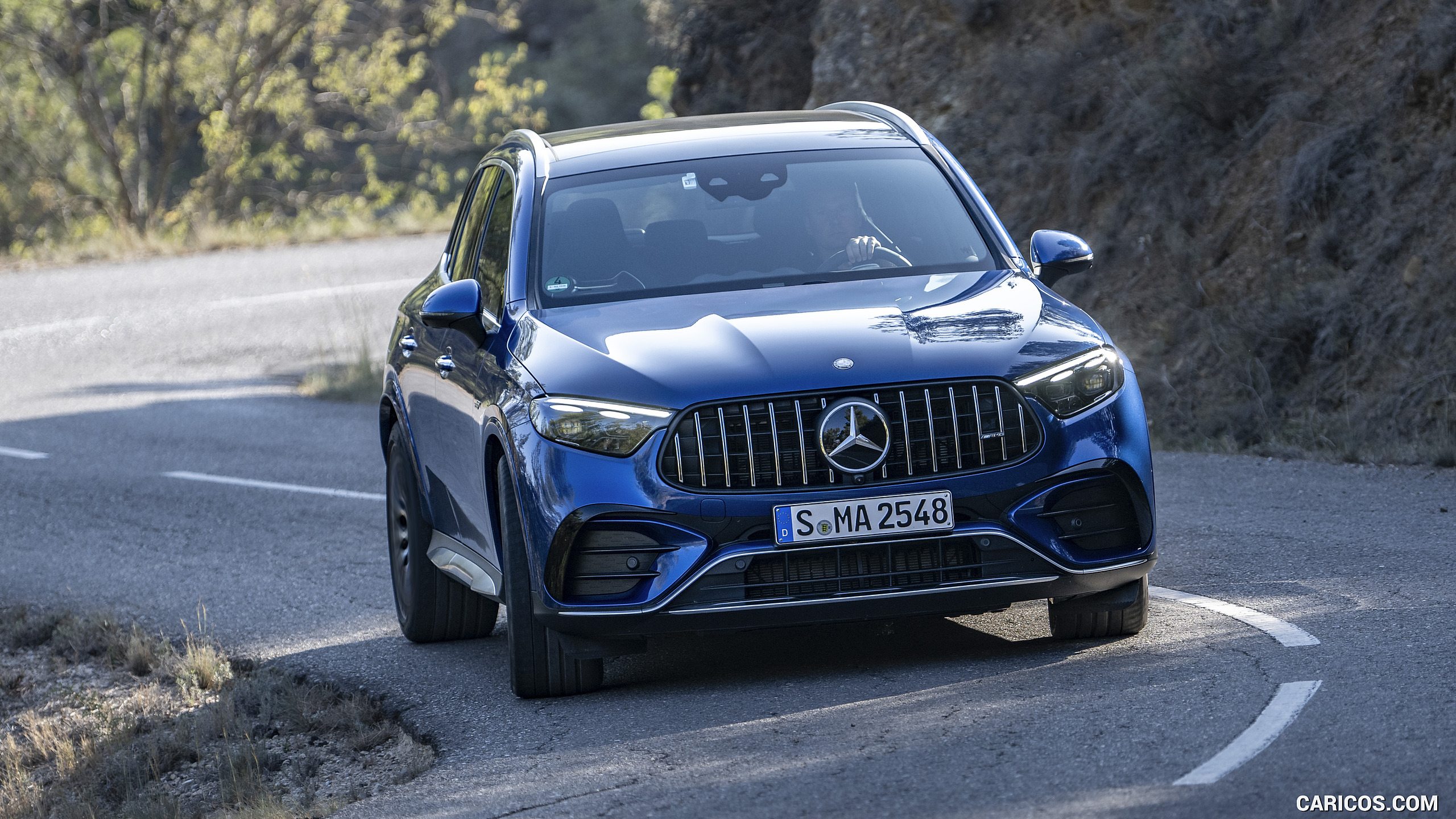 2025 Mercedes-AMG GLC 63 S E PERFORMANCE (Color: Spectral Blue Metallic) - Front, #3 of 210