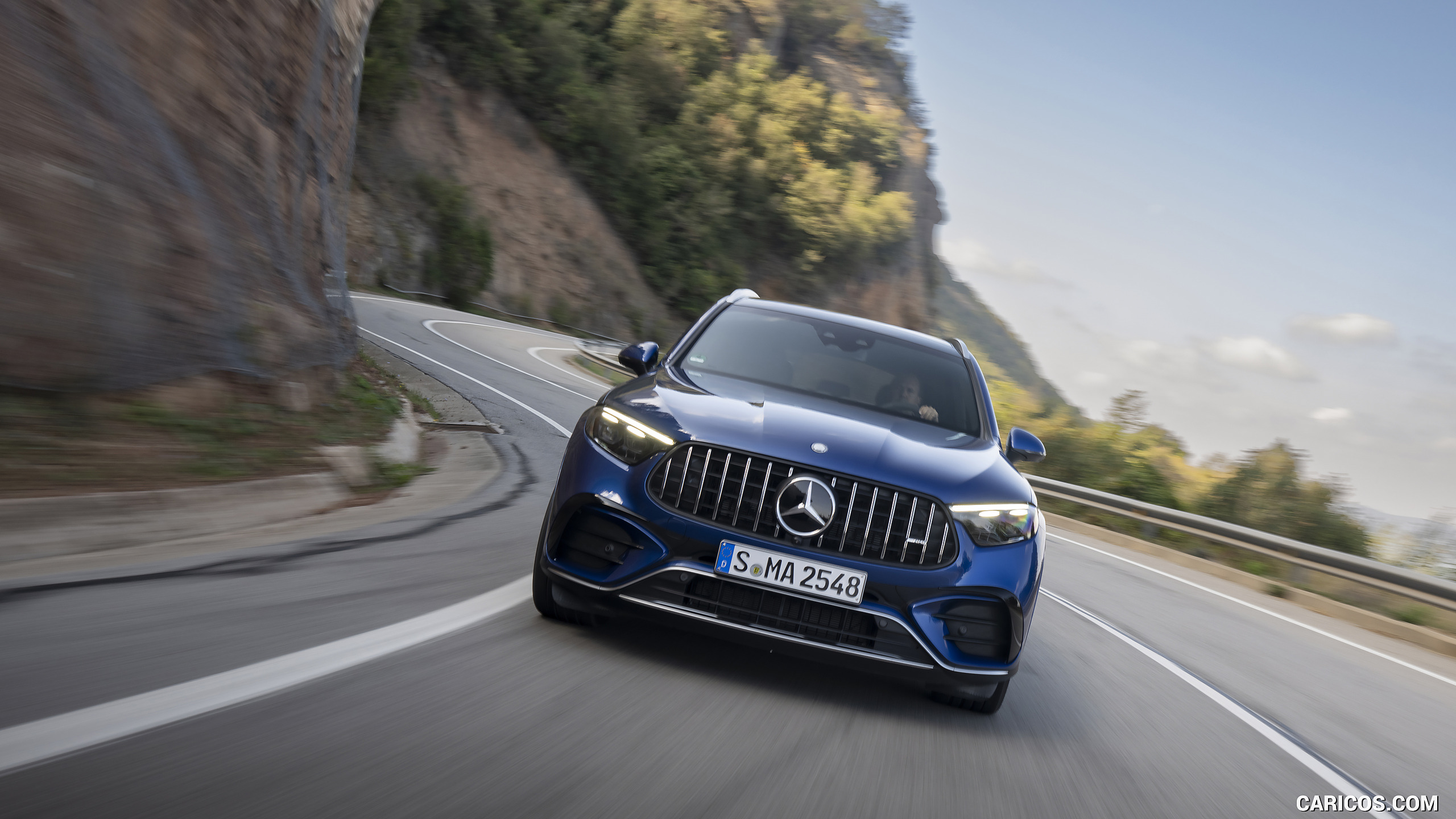 2025 Mercedes-AMG GLC 63 S E PERFORMANCE (Color: Spectral Blue Metallic) - Front, #6 of 210
