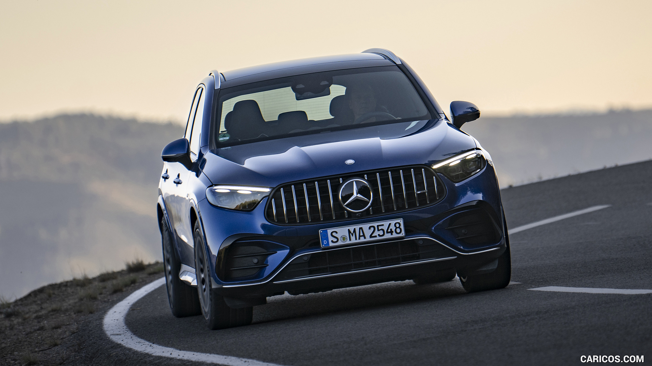 2025 Mercedes-AMG GLC 63 S E PERFORMANCE (Color: Spectral Blue Metallic) - Front, #7 of 210