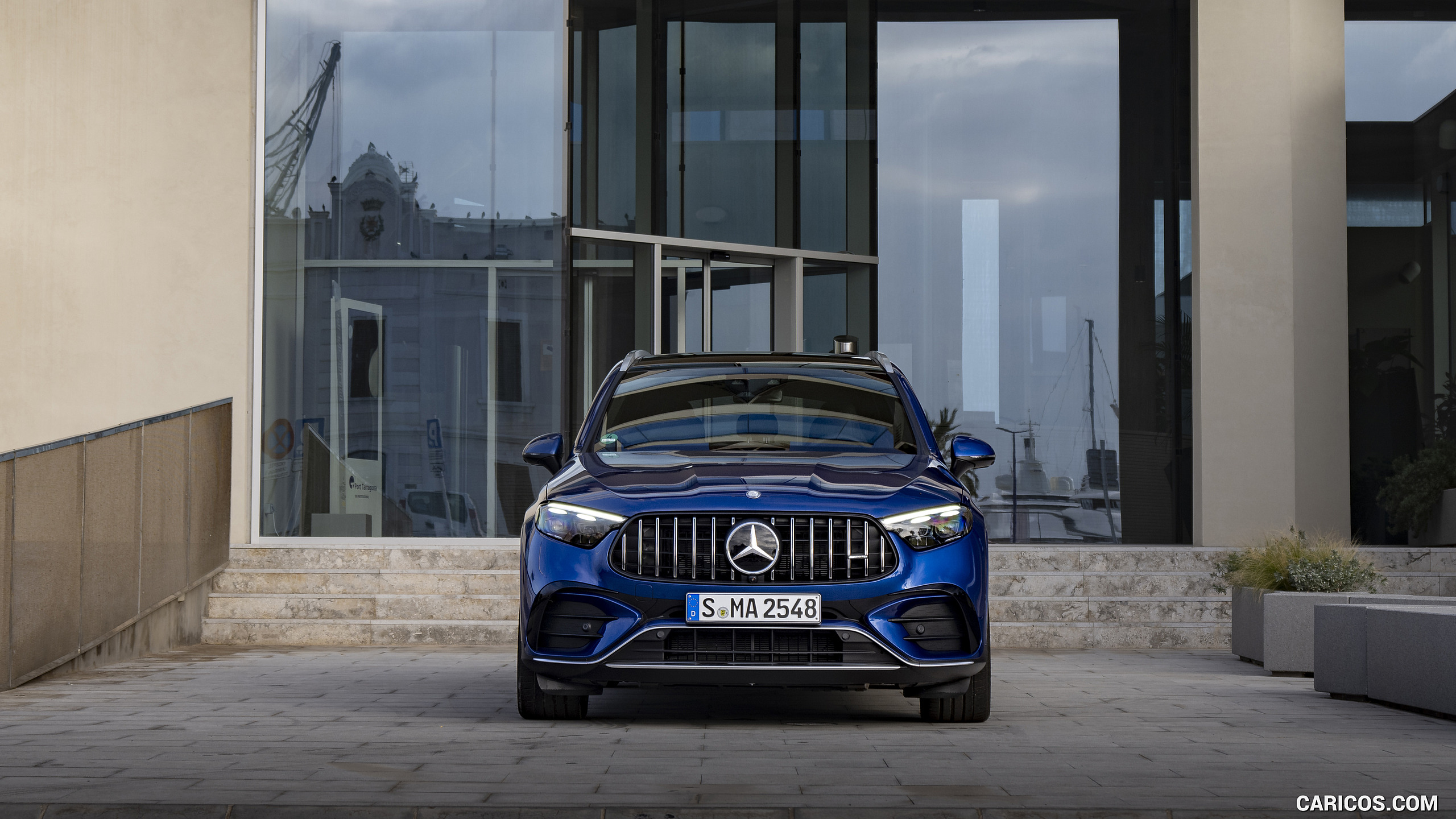 2025 Mercedes-AMG GLC 63 S E PERFORMANCE (Color: Spectral Blue Metallic) - Front, #29 of 210