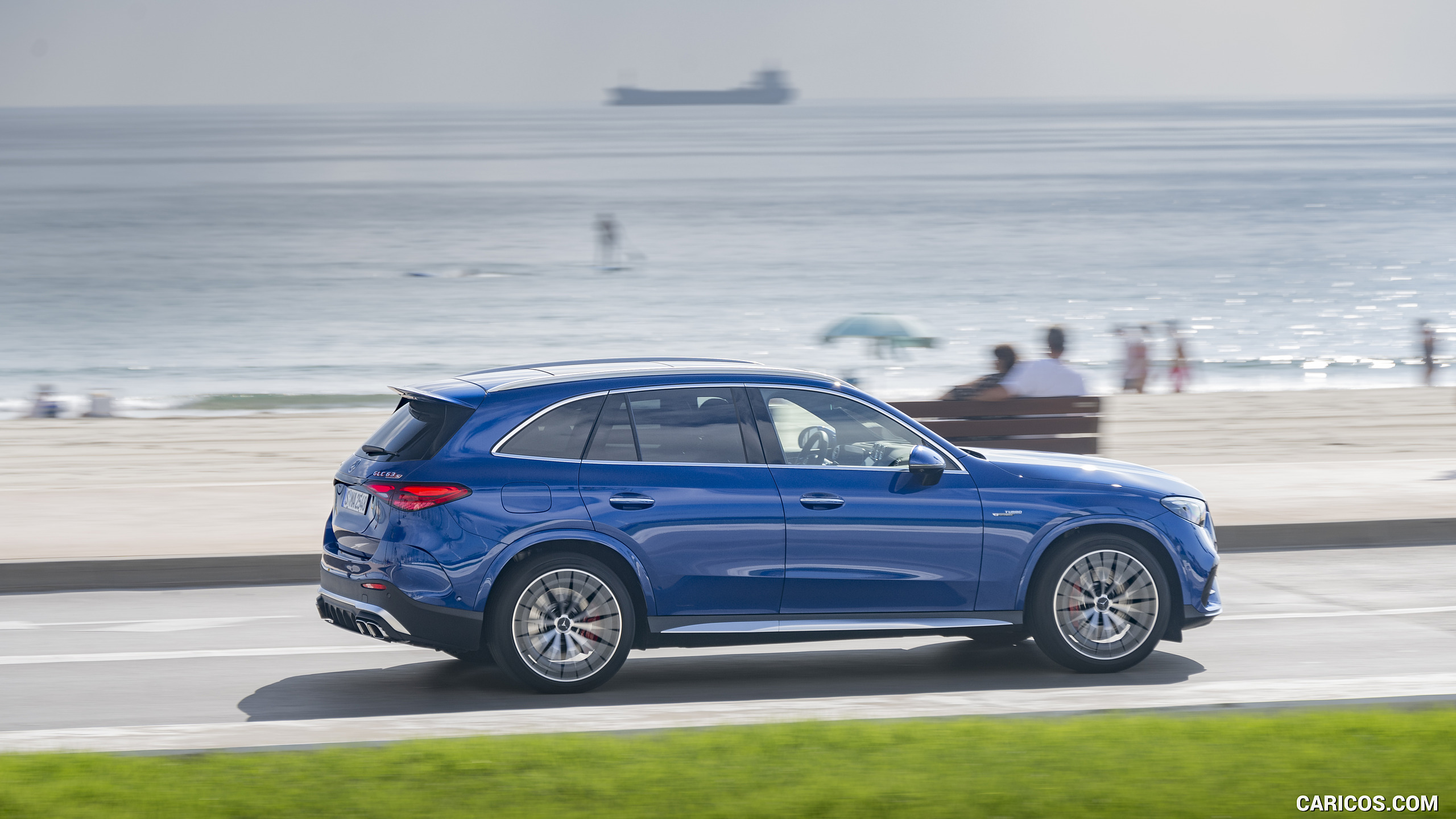 2025 Mercedes-AMG GLC 63 S E PERFORMANCE (Color: Spectral Blue Metallic) - Side, #20 of 210