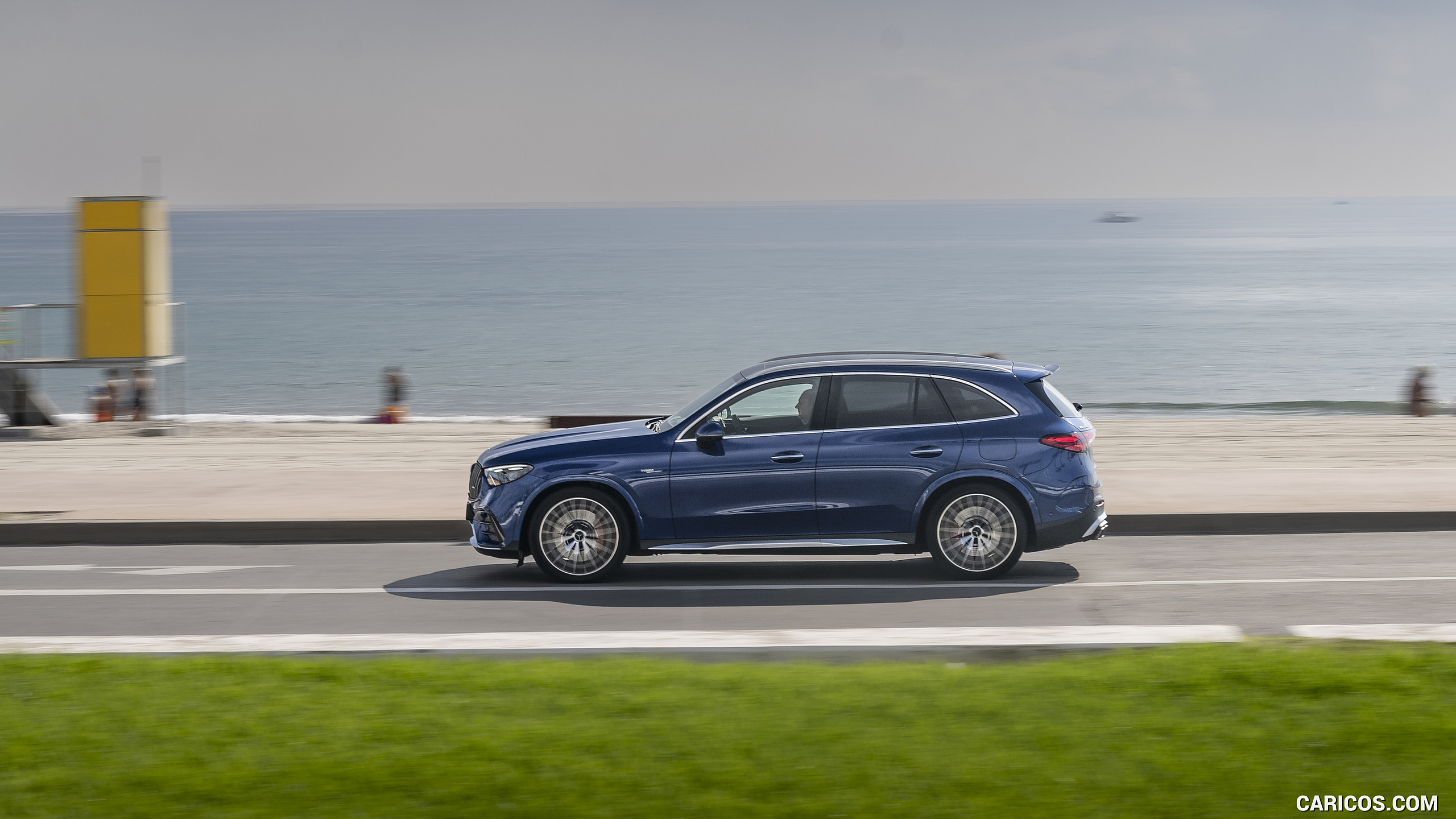 2025 Mercedes-AMG GLC 63 S E PERFORMANCE (Color: Spectral Blue Metallic) - Side, #21 of 210