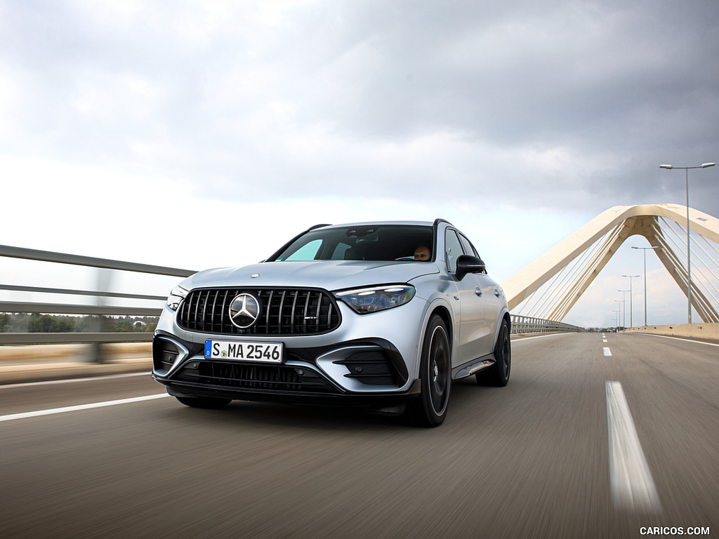 2025 Mercedes-AMG GLC 63 S E PERFORMANCE (Color: High-tech Silver Magno) - Front