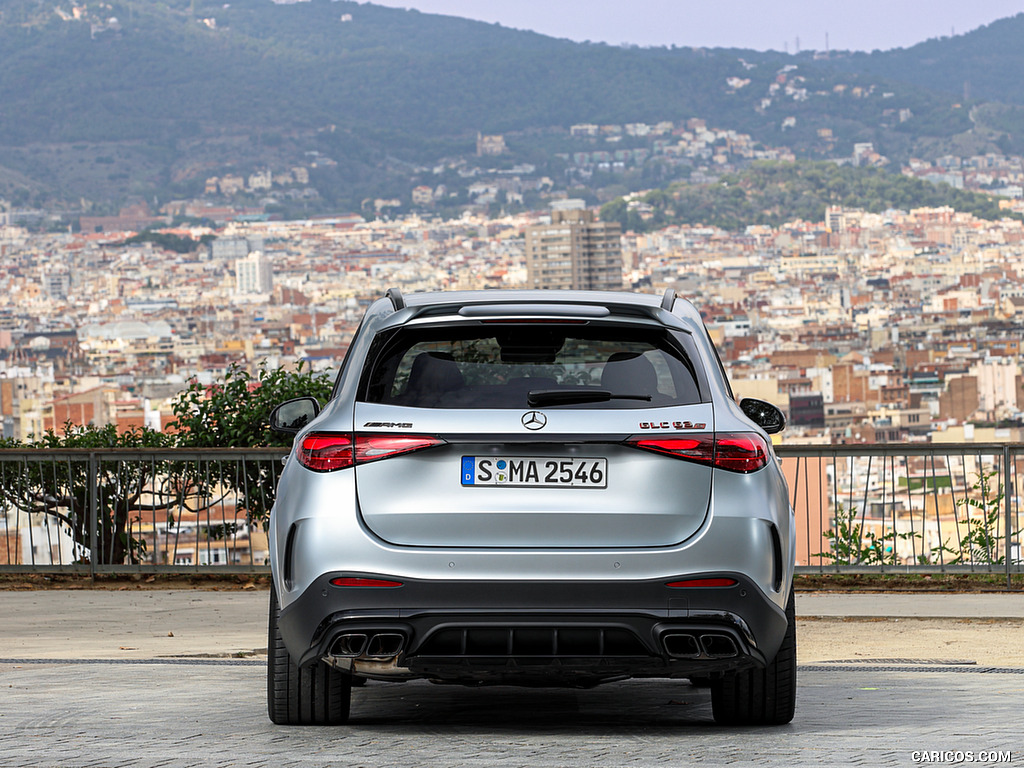 2025 Mercedes-AMG GLC 63 S E PERFORMANCE (Color: High-tech Silver Magno) - Rear