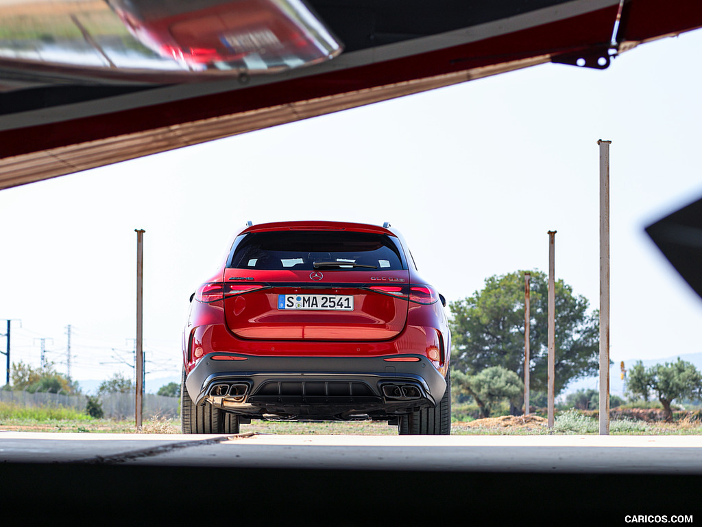 2025 Mercedes-AMG GLC 63 S E PERFORMANCE (Color: Patagonia Red Metallic) - Rear