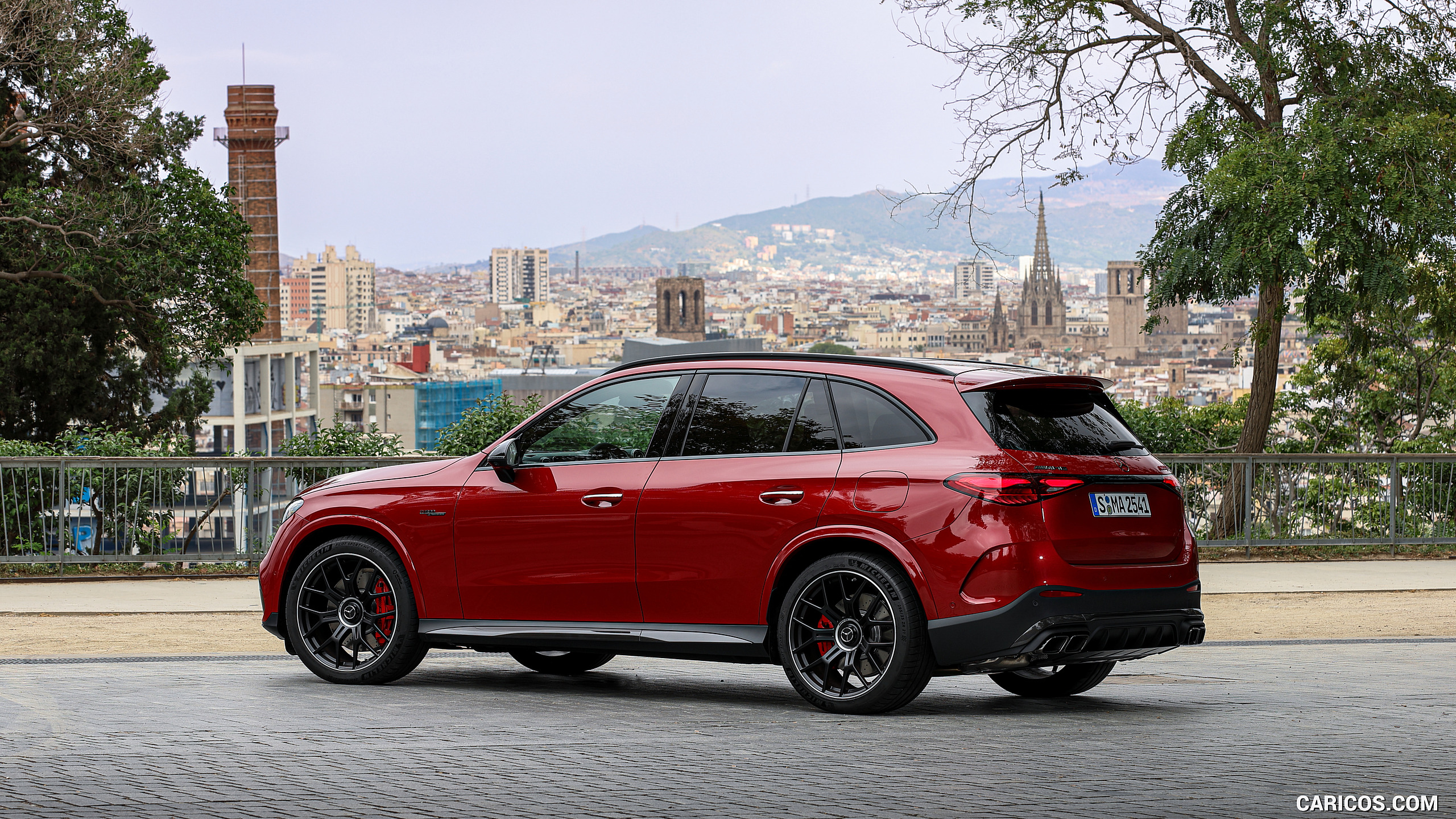 2025 Mercedes-AMG GLC 63 S E PERFORMANCE (Color: Patagonia Red Metallic ...