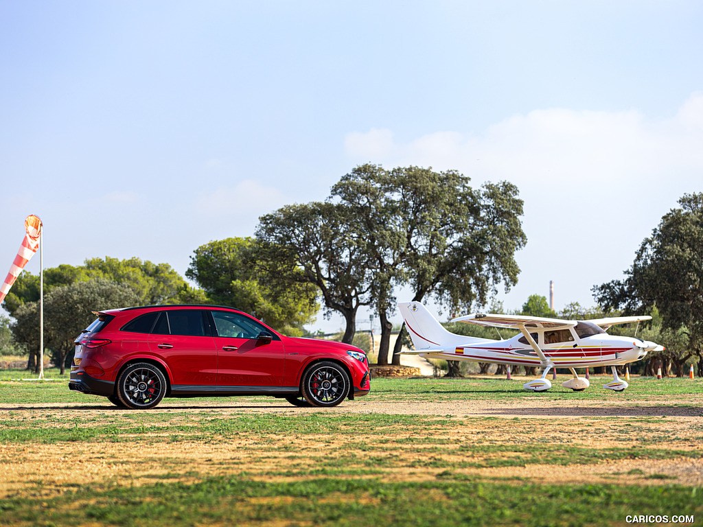 2025 Mercedes-AMG GLC 63 S E PERFORMANCE (Color: Patagonia Red Metallic) - Side