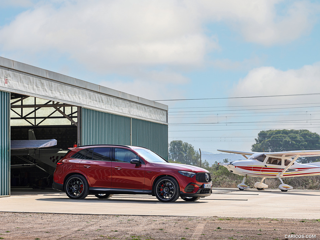 2025 Mercedes-AMG GLC 63 S E PERFORMANCE (Color: Patagonia Red Metallic) - Side