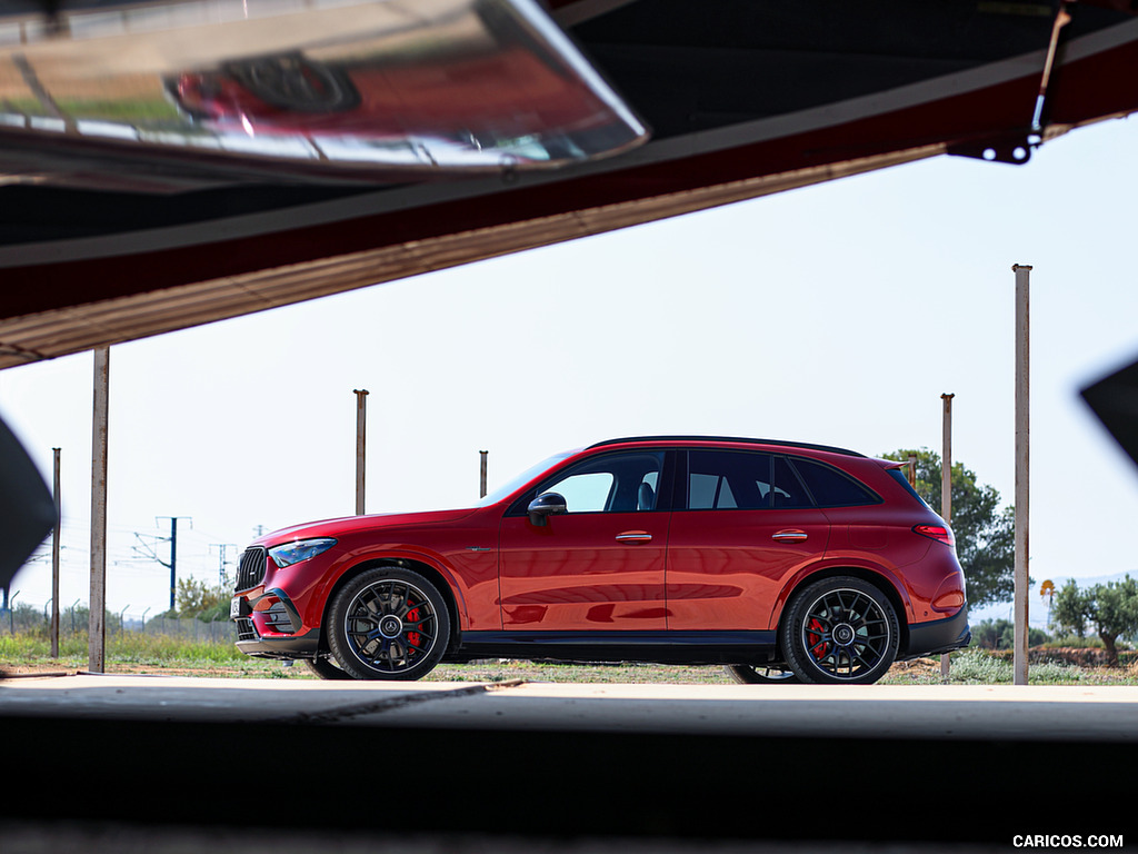 2025 Mercedes-AMG GLC 63 S E PERFORMANCE (Color: Patagonia Red Metallic) - Side